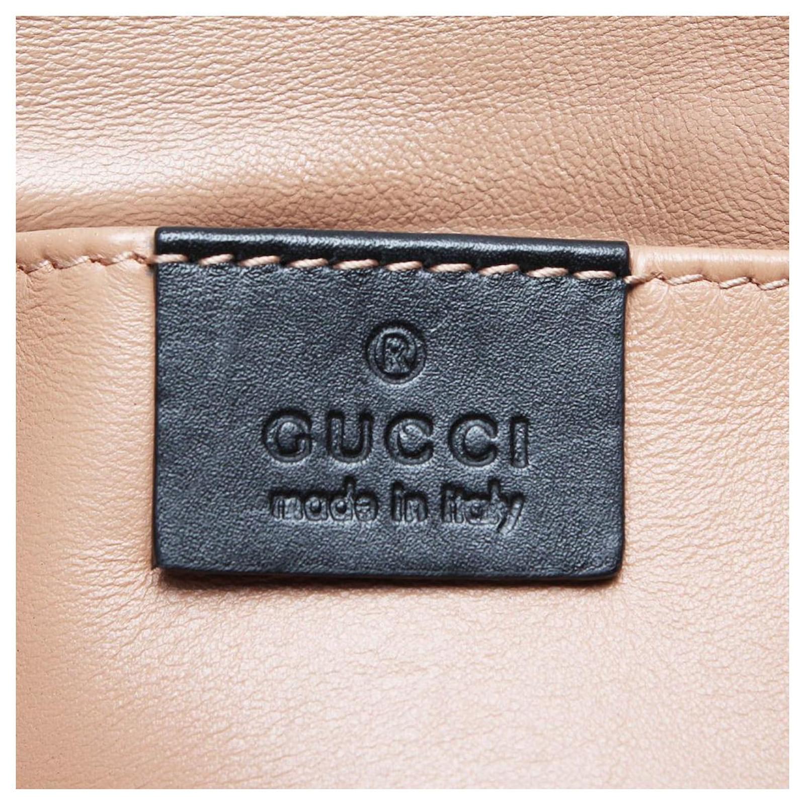Gucci Mini Broadway Bee Shoulder Bag Black Leather ref.594541