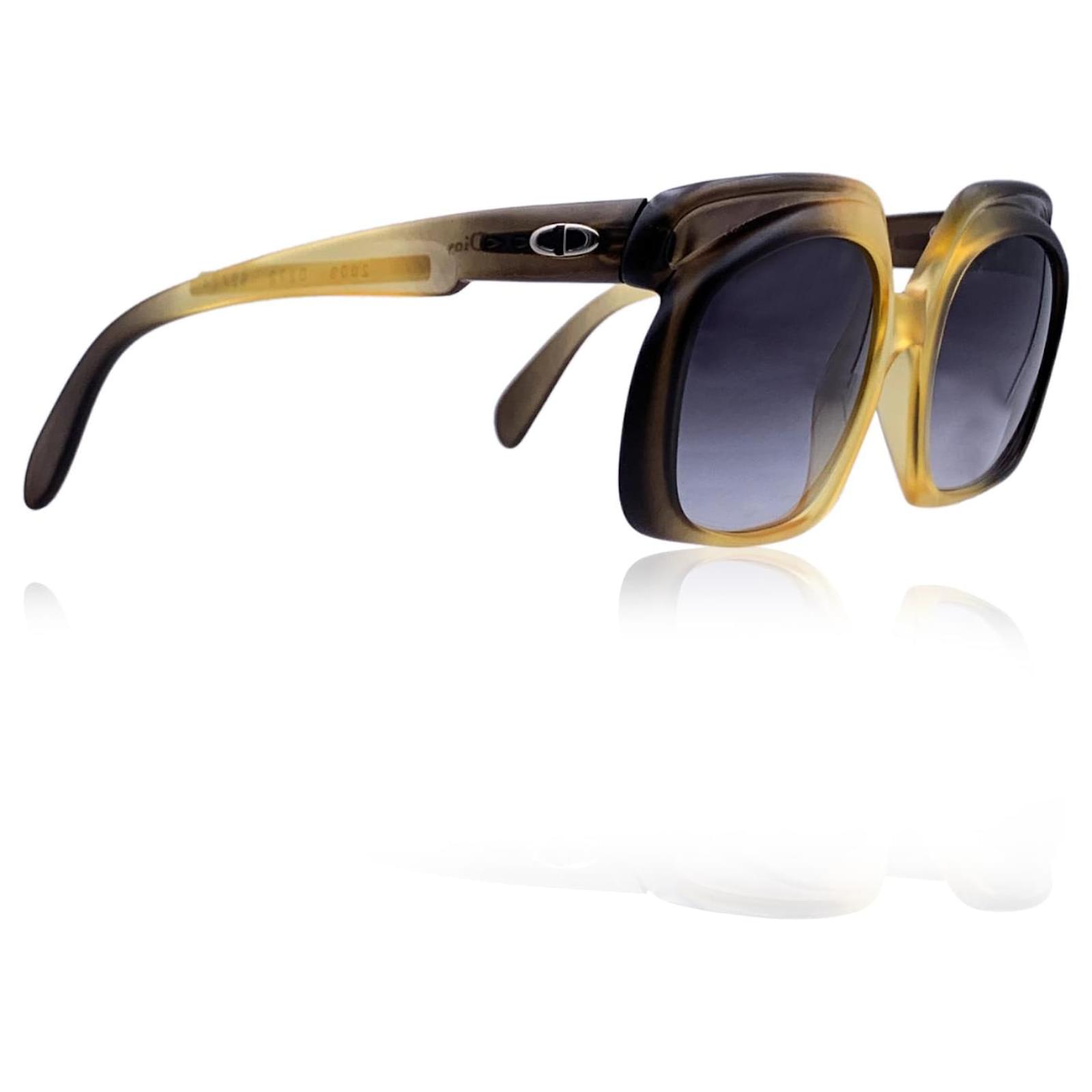 Christian Dior Vintage Sunglasses 2009 272 Yellow Green 52/22 135 mm ...