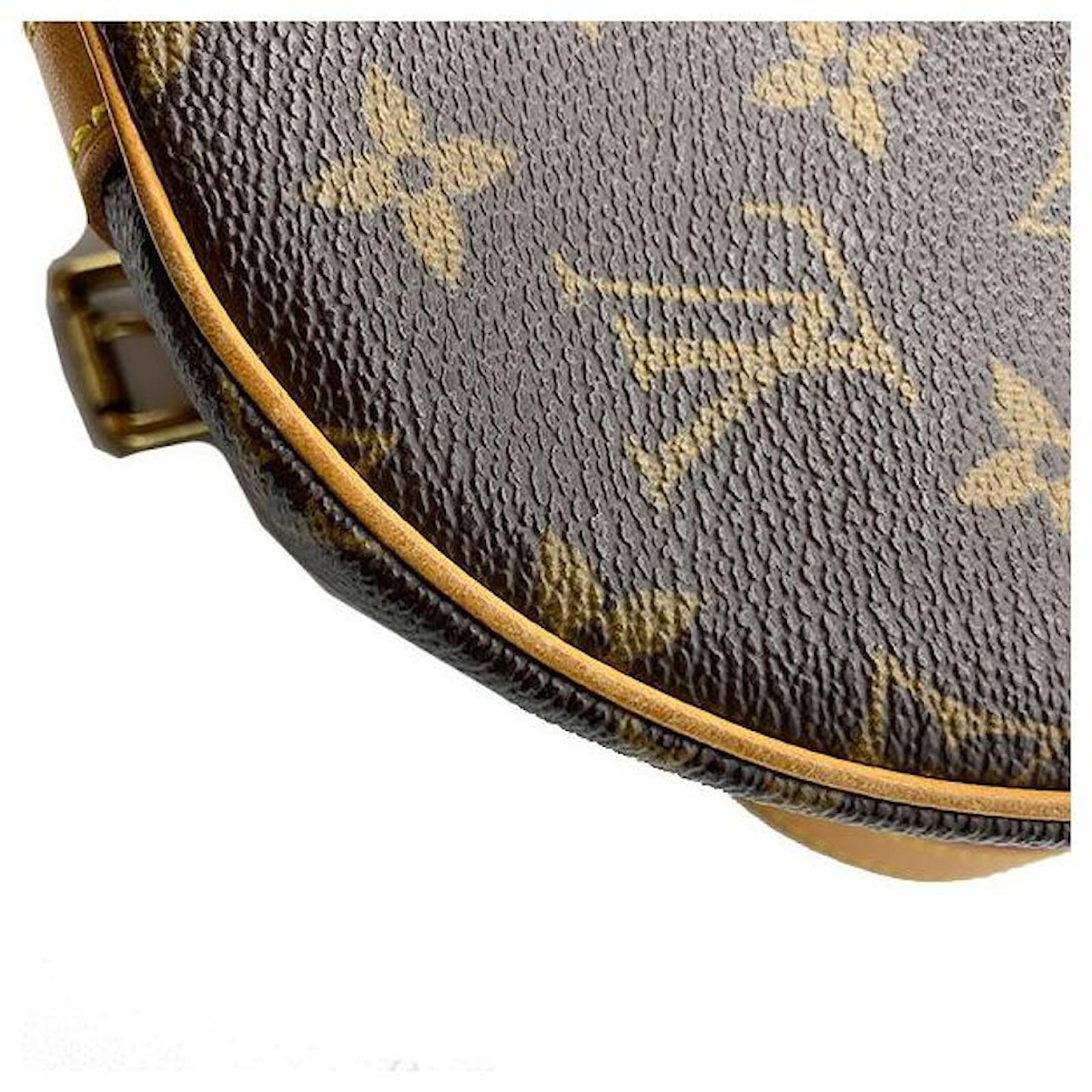 Louis Vuitton Monogram Tambourine Crossbody Bag Brown Cloth ref