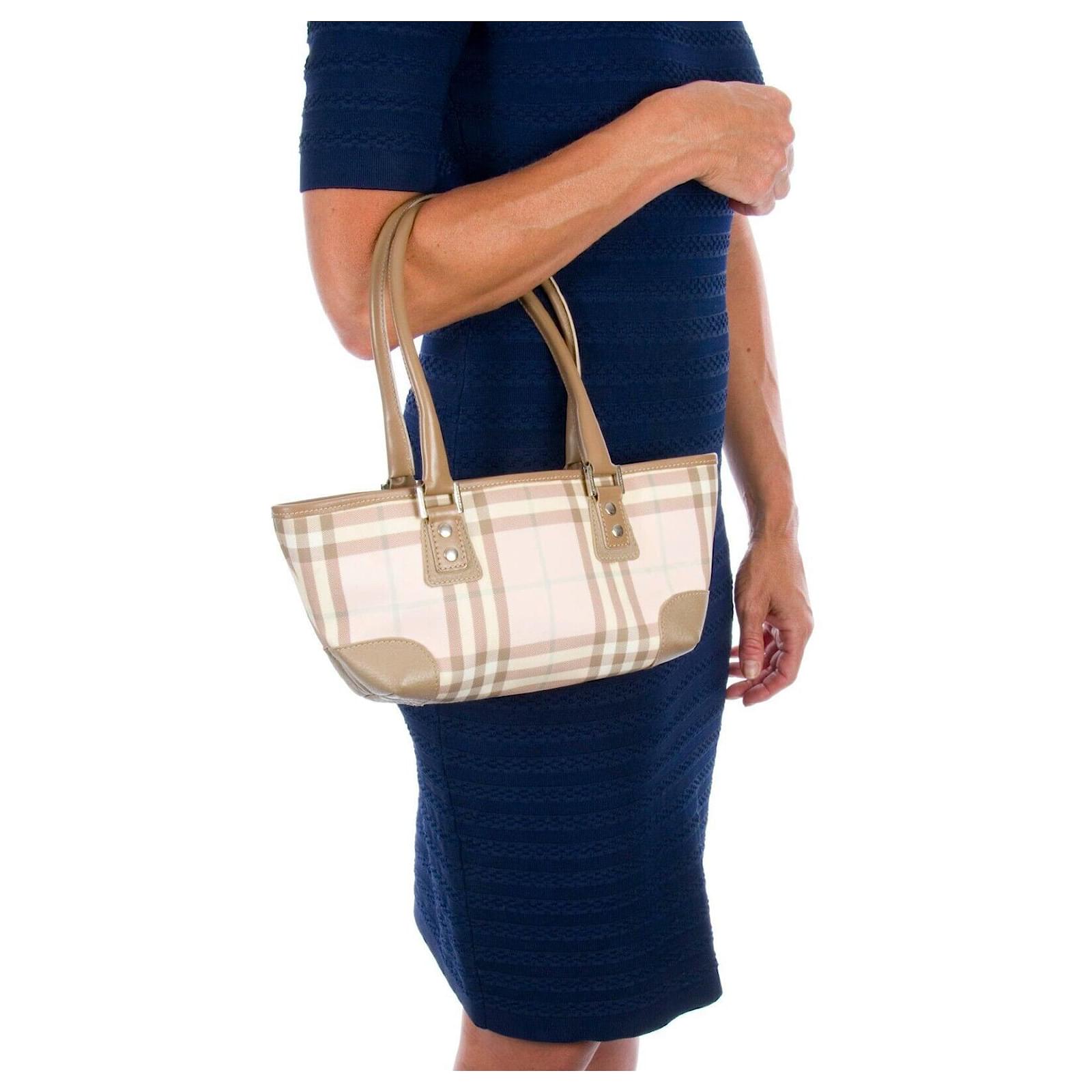 Burberry London Nova Check Papillon Shoulder Bag - Neutrals Shoulder Bags,  Handbags - WBURL152536
