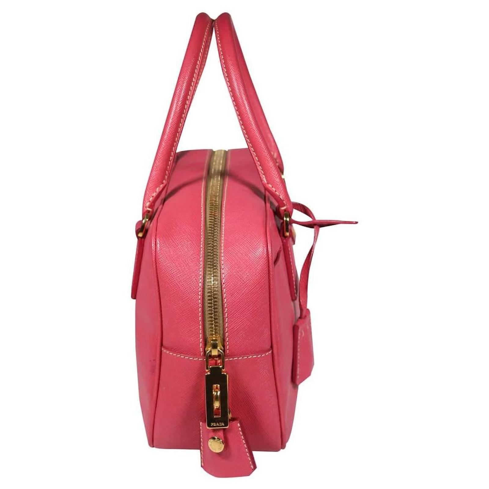 Prada Mini Lux Pink Saffiano Leather ref.595407 - Joli Closet