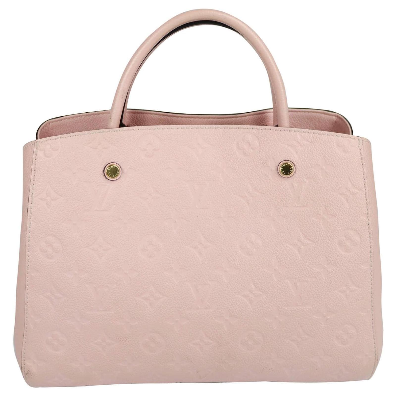 Louis Vuitton Montaigne MM Pink Monogram Empreinte Cloth ref.595410 - Joli  Closet