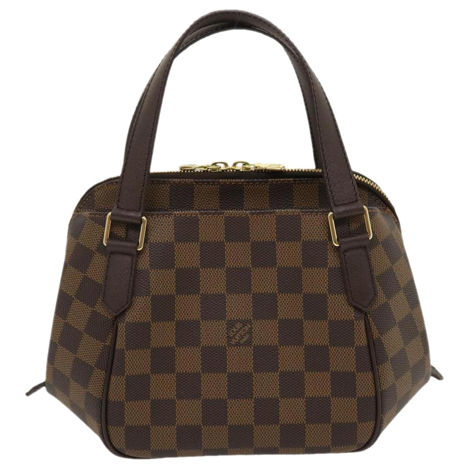 LOUIS VUITTON Damier Ebene Spontini Hand Bag SP Order N48021 LV Auth