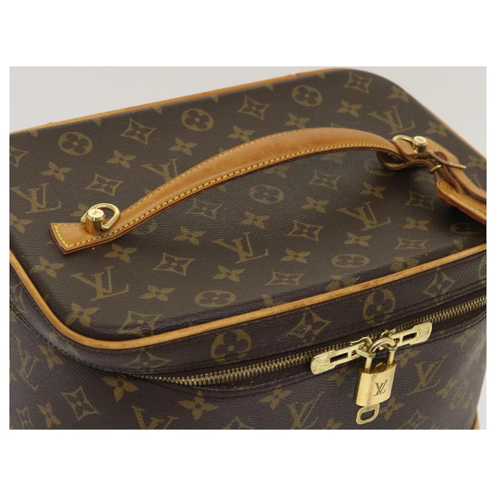 LOUIS VUITTON Monogram Nice ２Way Vanity Bag M47280 LV Auth