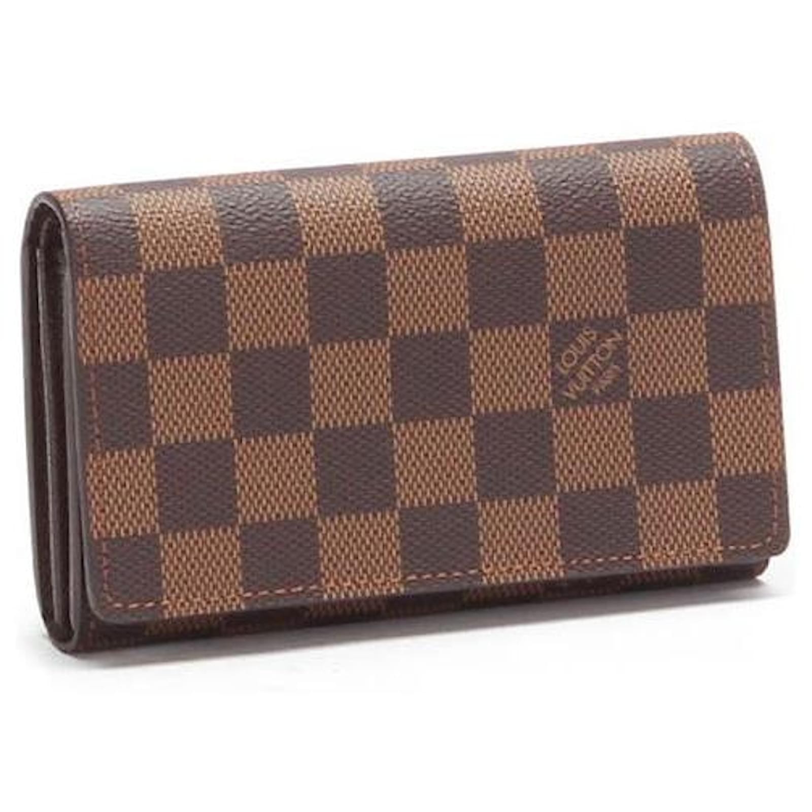 Louis Vuitton Porte Monnaie Billets Tresor Wallet Damier Brown 1594091