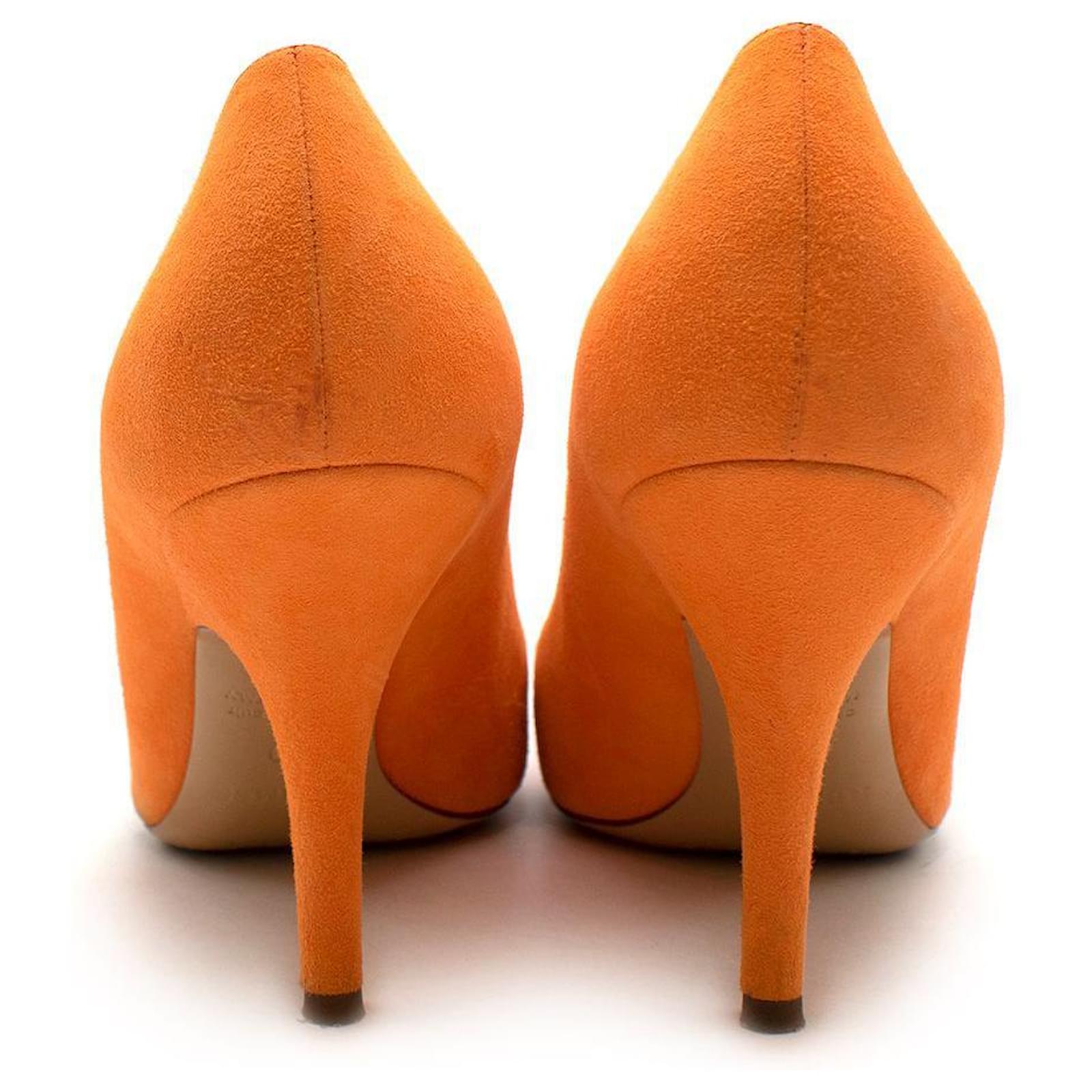 Sandales à Talons Orange – Femme – Taille 39 – Marque Fashion – Neuves Avec Boîte