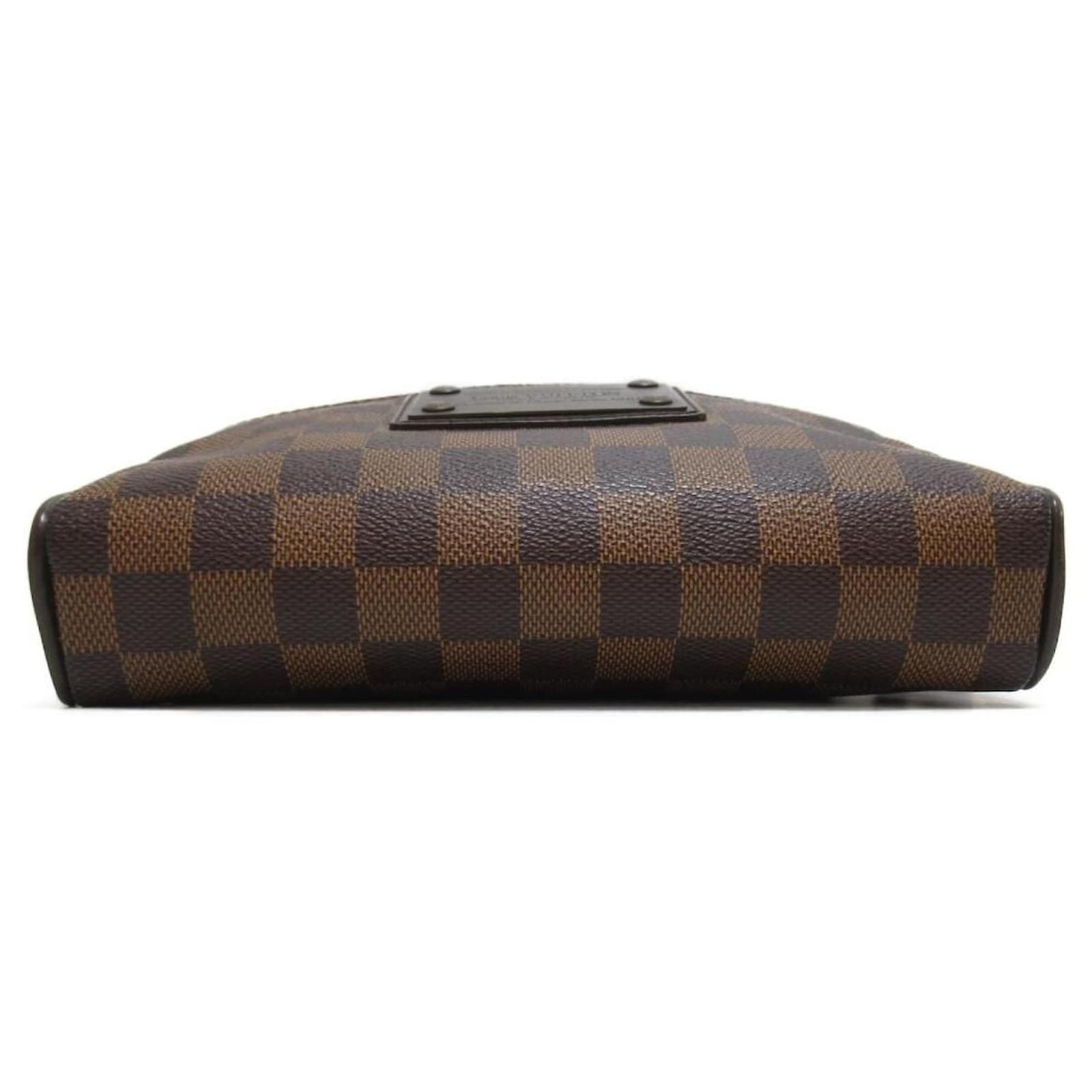 Louis Vuitton Damier Ebene Brooklyn Bum Bag Brown Cloth ref.595895 - Joli  Closet