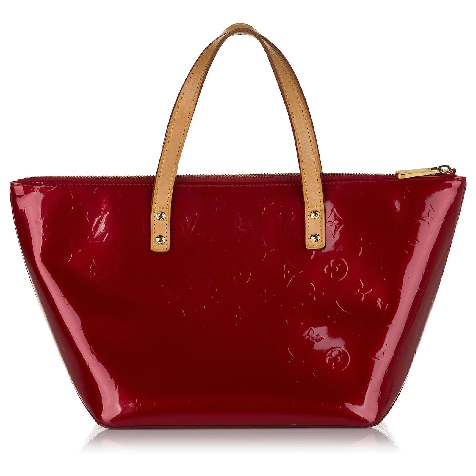 Louis Vuitton Vernis Bellevue PM Red Leather Patent leather ref