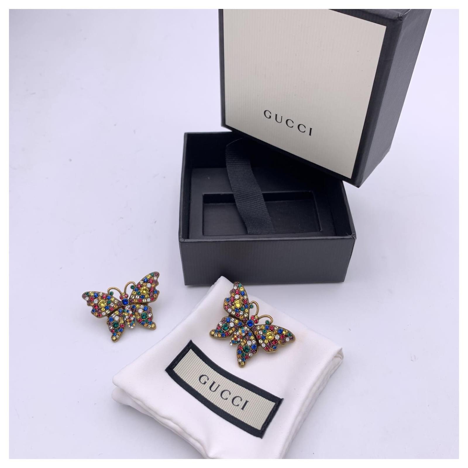 Gucci butterfly clearance stud earrings