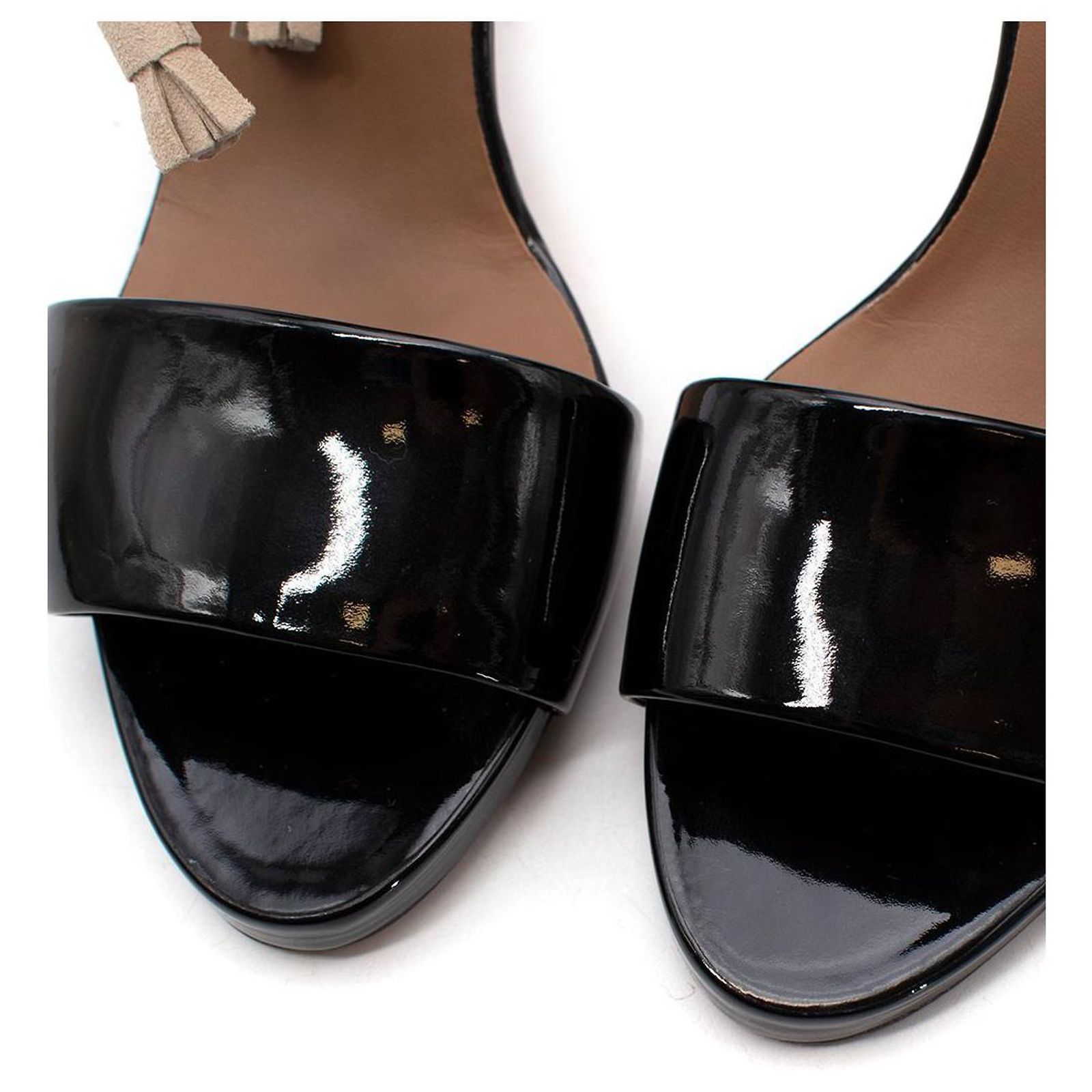 Escarpins Hermès En Daim Et Cuir Gris - Pointure 38 - Talon Haut - Occasion - Chaussures De Luxe