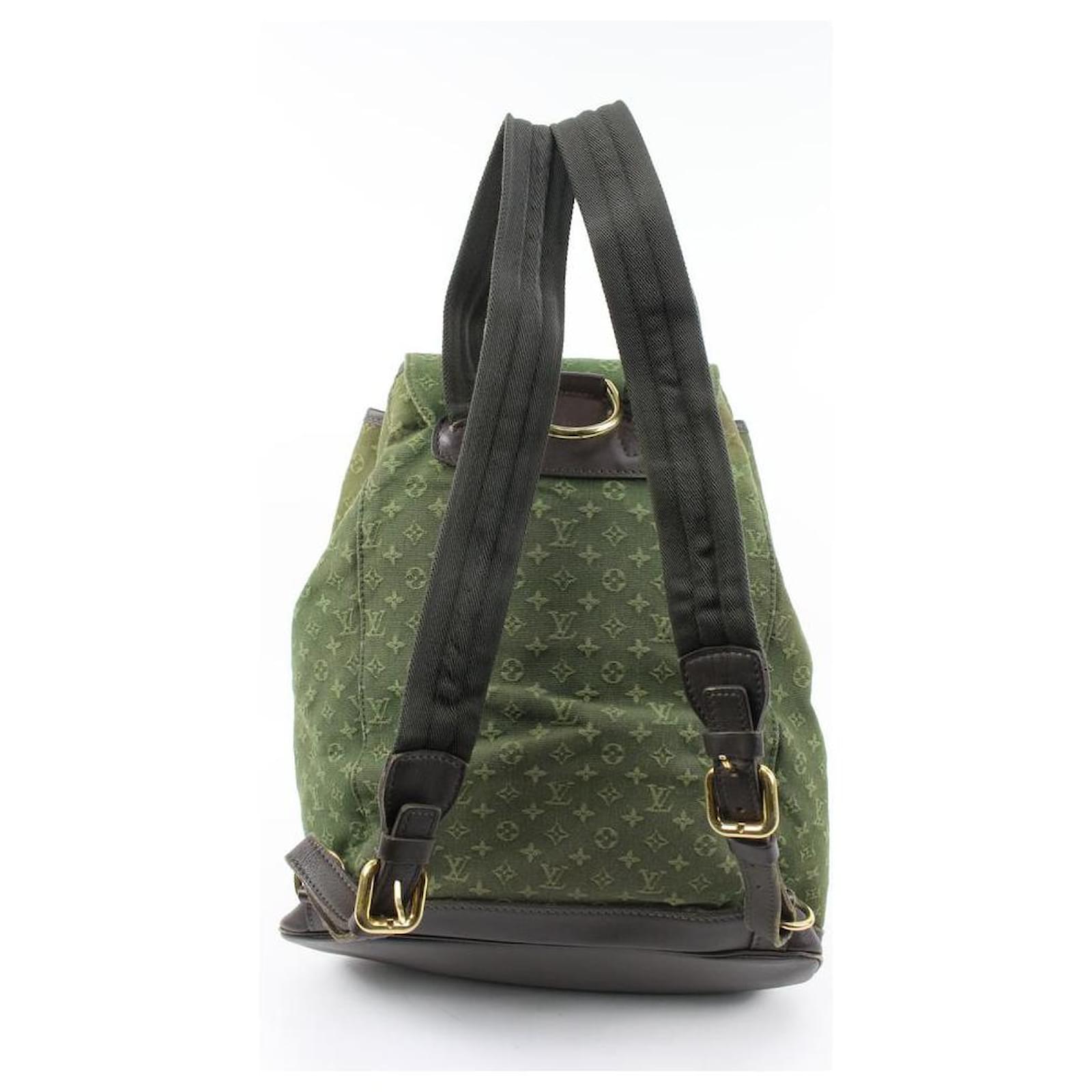 LOUIS VUITTON-Green Monogram Mini Lin Canvas Montsouris GM Backpack –  Closet NV Shop