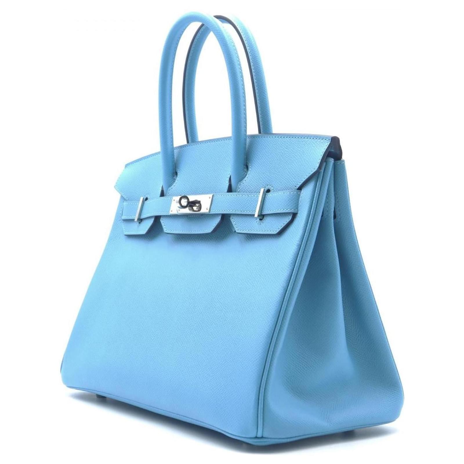 HERMES Epsom Birkin 30 Bleu Du Nord 388182