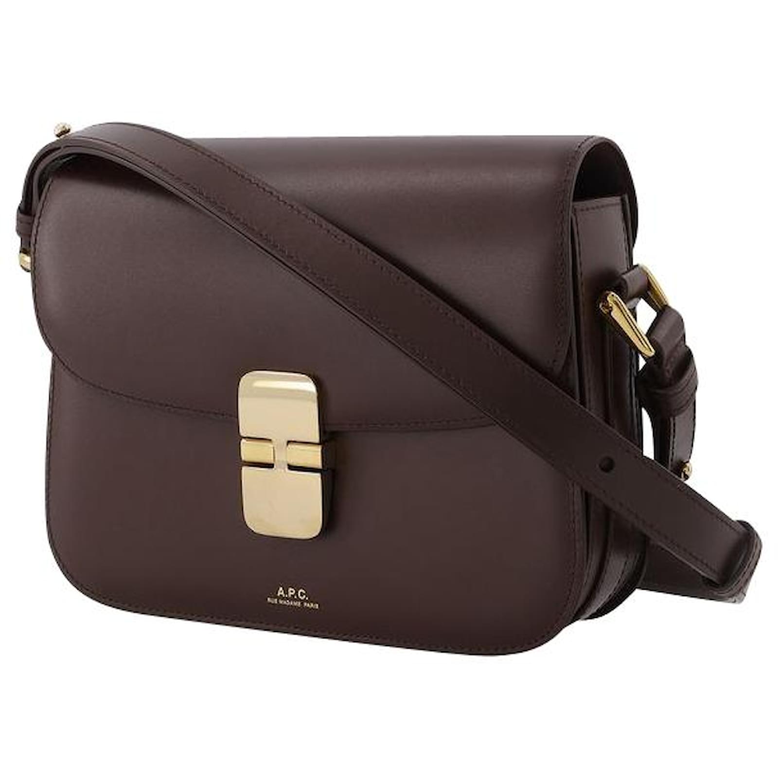 Apc Grace Small Bag in Brown Leather ref.596685 - Joli Closet
