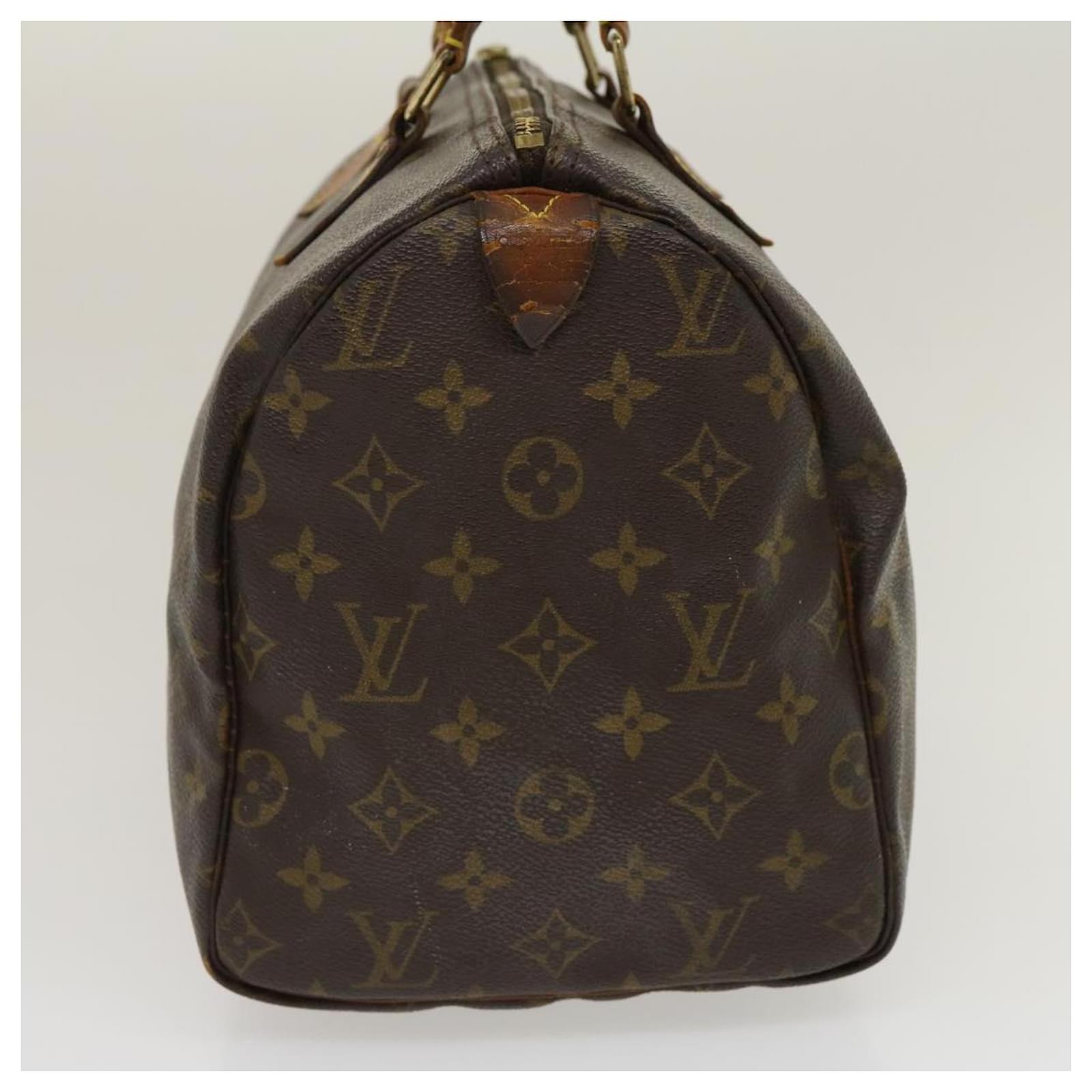 Louis Vuitton Monogram Speedy 30 Hand Bag M92642 LV Auth jk2046 Cloth  ref.596732 - Joli Closet