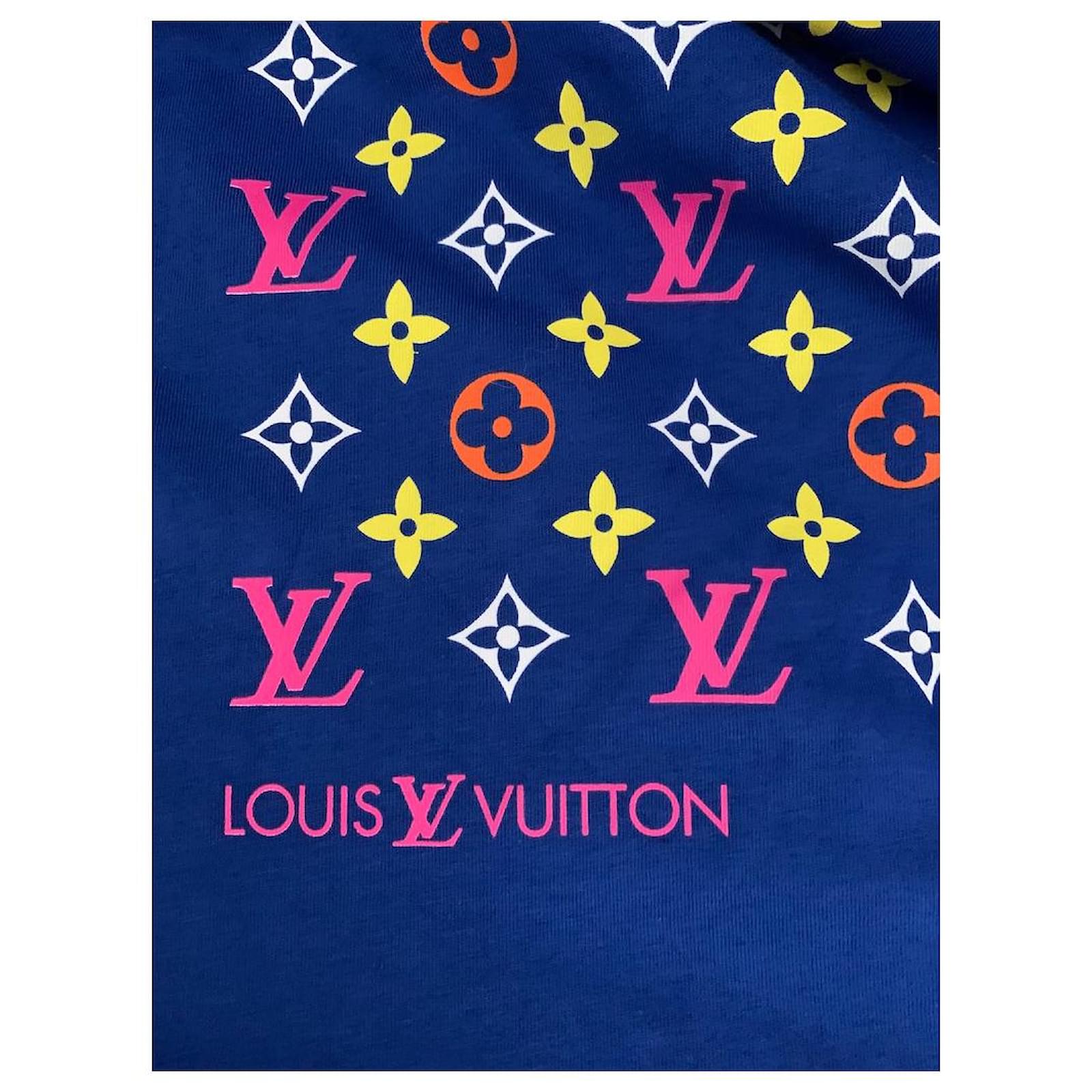 Louis Vuitton Shirts Blue Cotton ref.597004 - Joli Closet