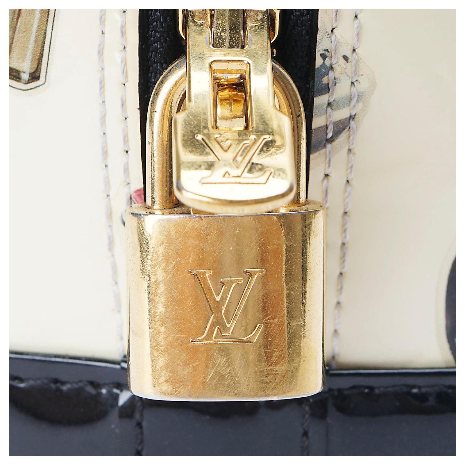 Louis Vuitton Monogram Vernis Sticker Alma BB w/Strap Multiple colors  Leather Patent leather ref.597213 - Joli Closet