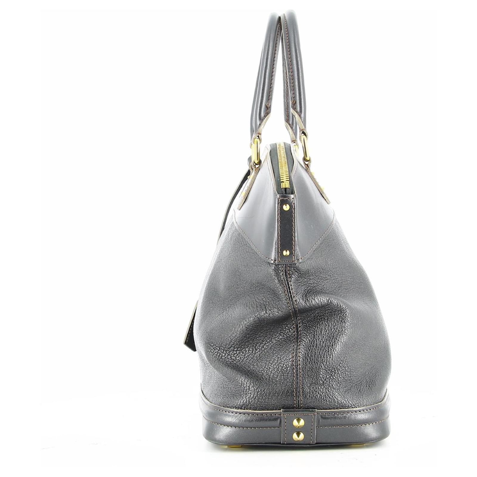 Louis Vuitton Shiny Grey Bag Dark grey Leather ref.597555 - Joli