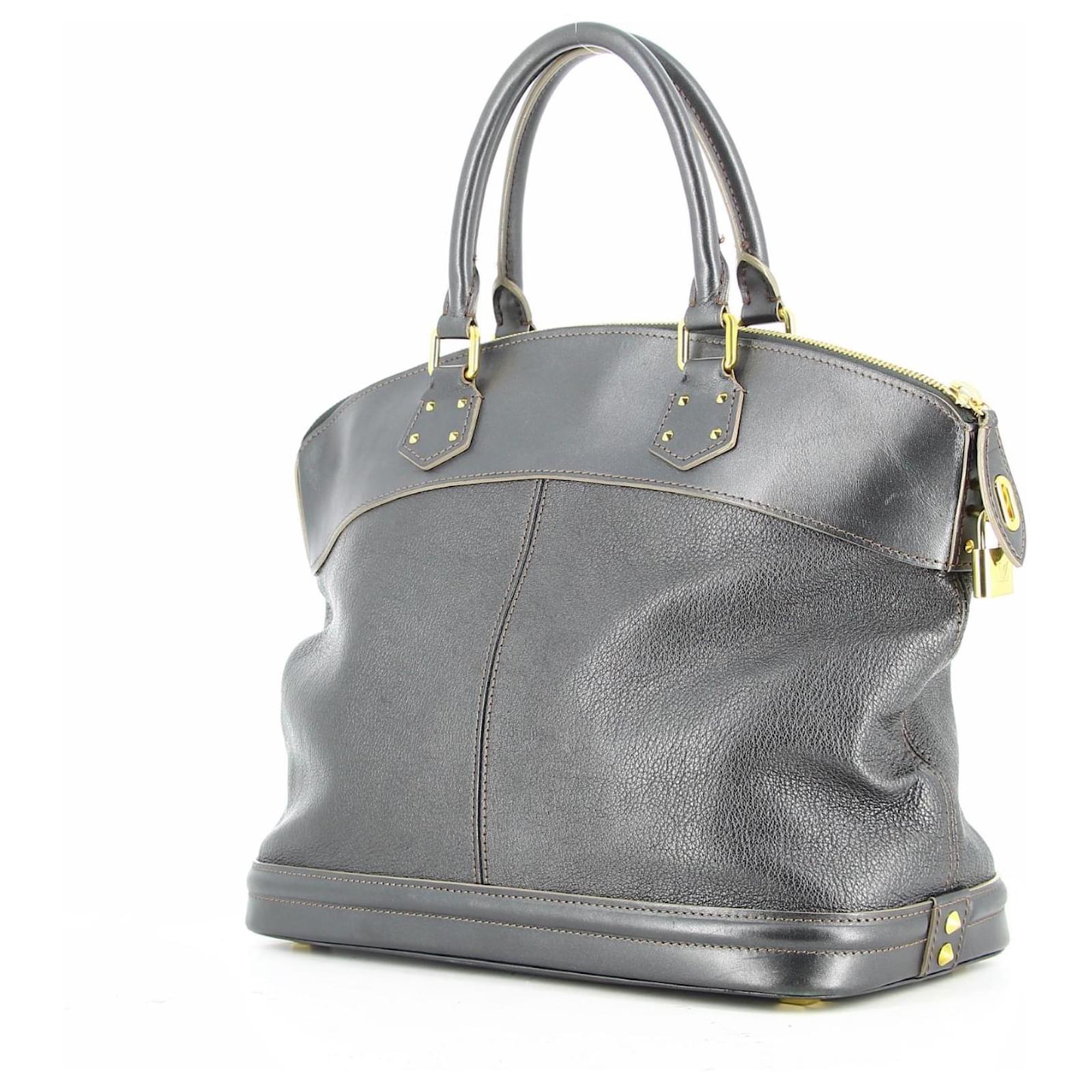 Louis Vuitton Shiny Grey Bag Dark grey Leather ref.597555 - Joli Closet