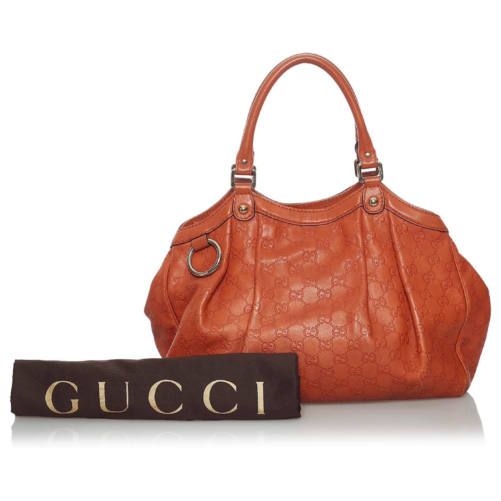 Gucci Sukey Tote Bag - Orange Totes, Handbags - GUC1068801