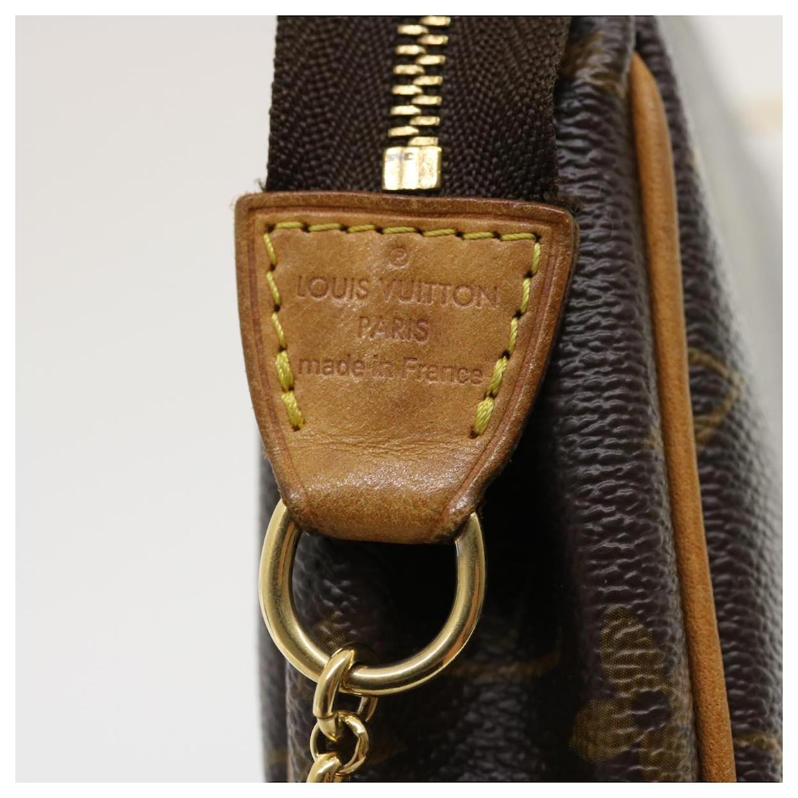 Louis Vuitton Monogram Eva Pochette M95567 Brown Cloth ref.928248