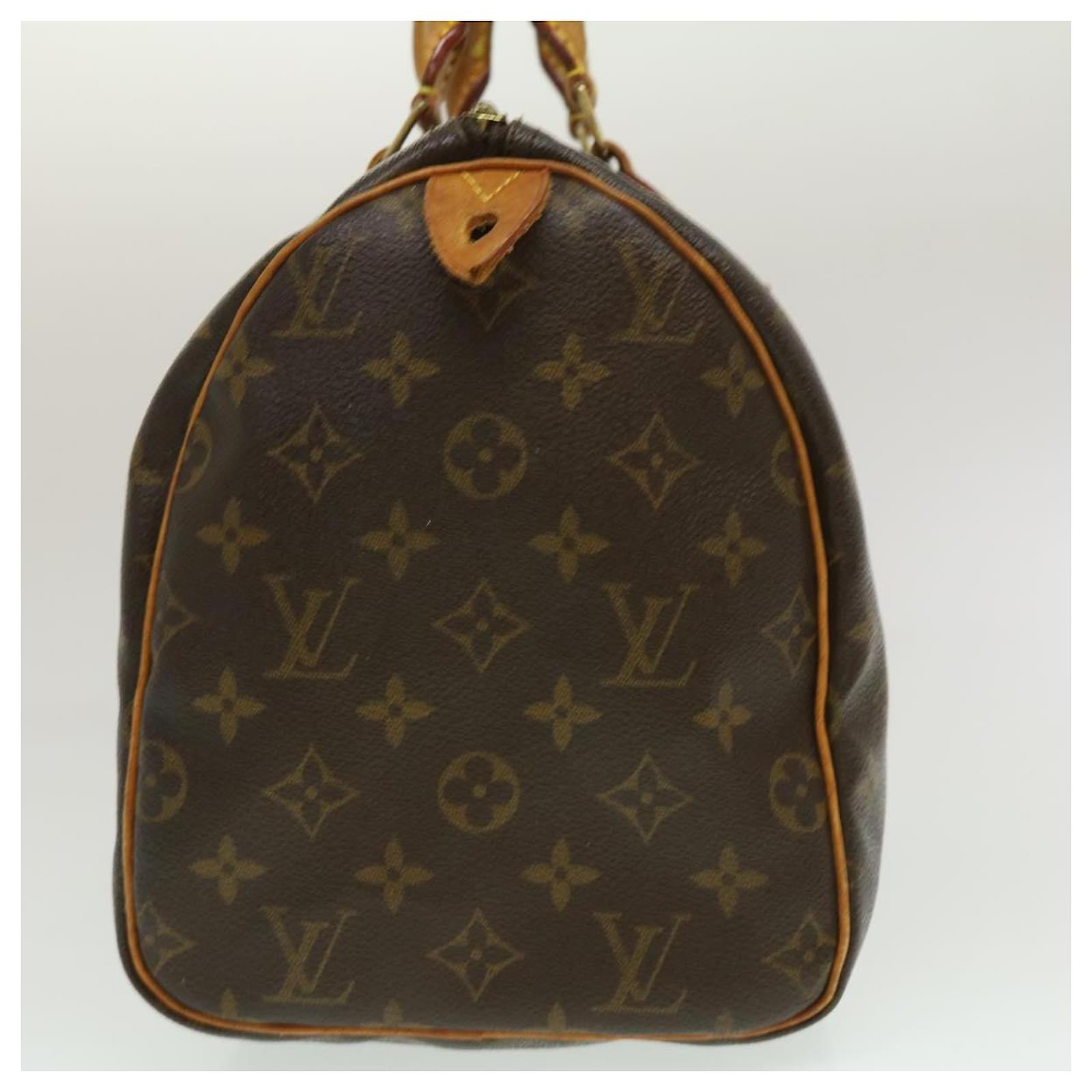 Auth LOUIS VUITTON Speedy 30 M41526 Monogram TH0032 Handbag Monogram Canvas