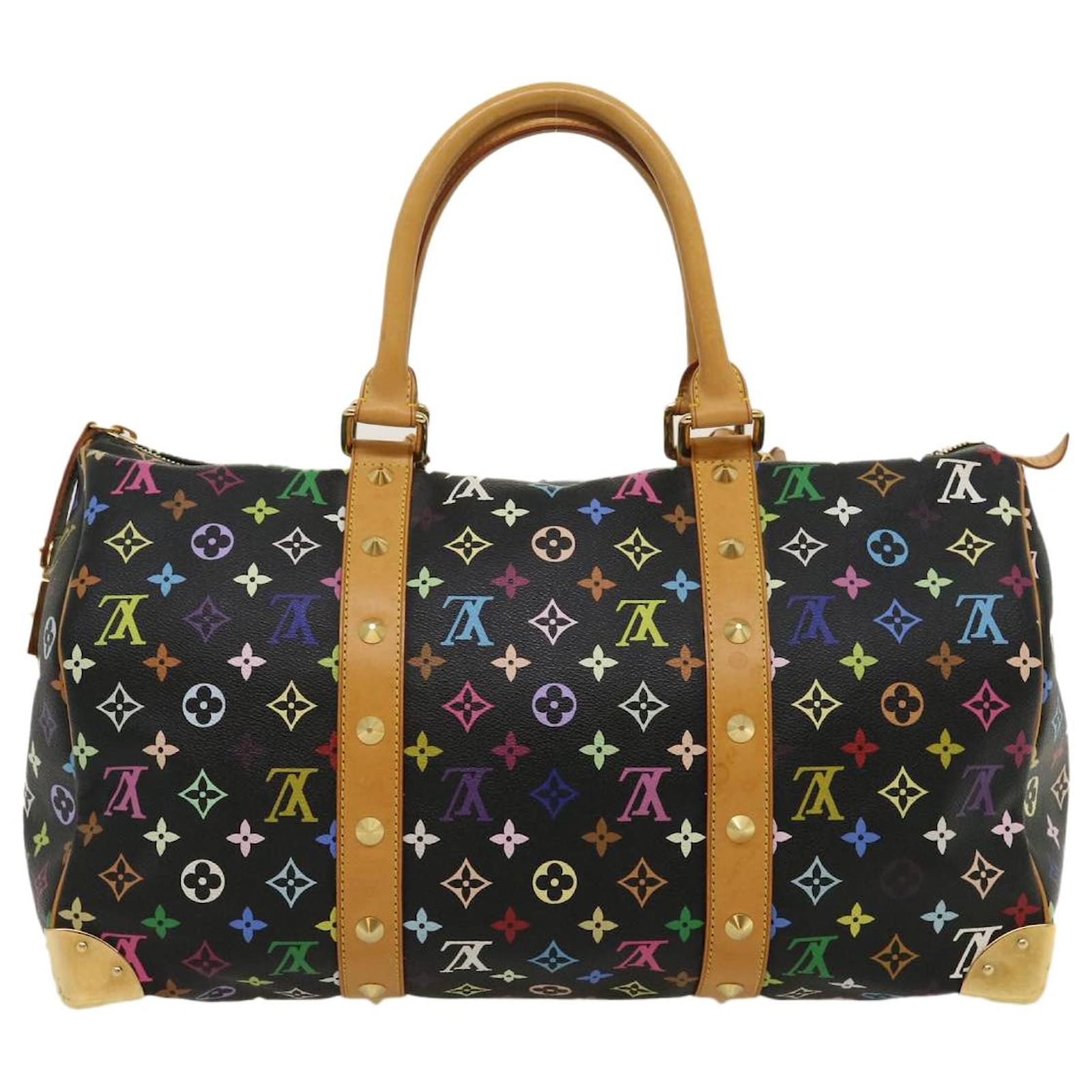 Louis Vuitton Multicolore Monogram Keepall 45 - Black Luggage and