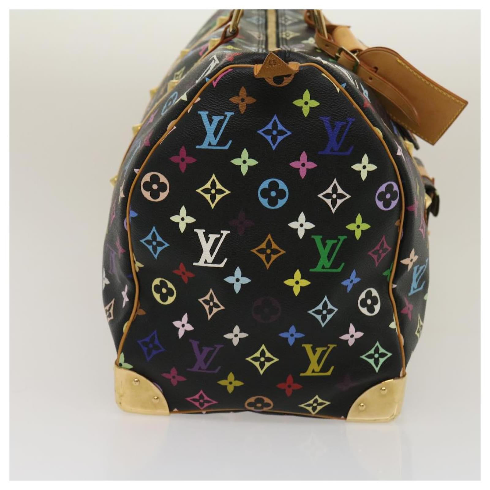 Louis Vuitton Epi Keepall 45 Boston Bag Noir M42972 LV Auth 45120 Black  Leather ref.964162 - Joli Closet