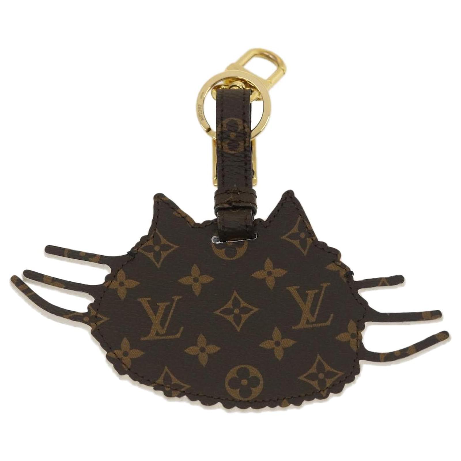 LOUIS VUITTON Monogram Catgram Porte A Dress Key Holder MP2282 LV Auth  39549 Grey Leather ref.879356 - Joli Closet