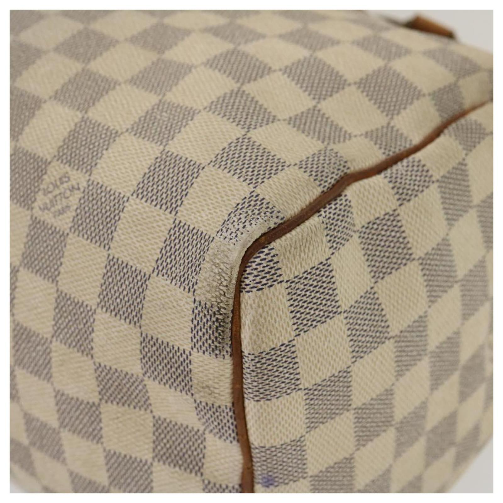 Louis Vuitton Damier Azur Speedy 30 Hand Bag N41533 LV Auth 45253  ref.962335 - Joli Closet