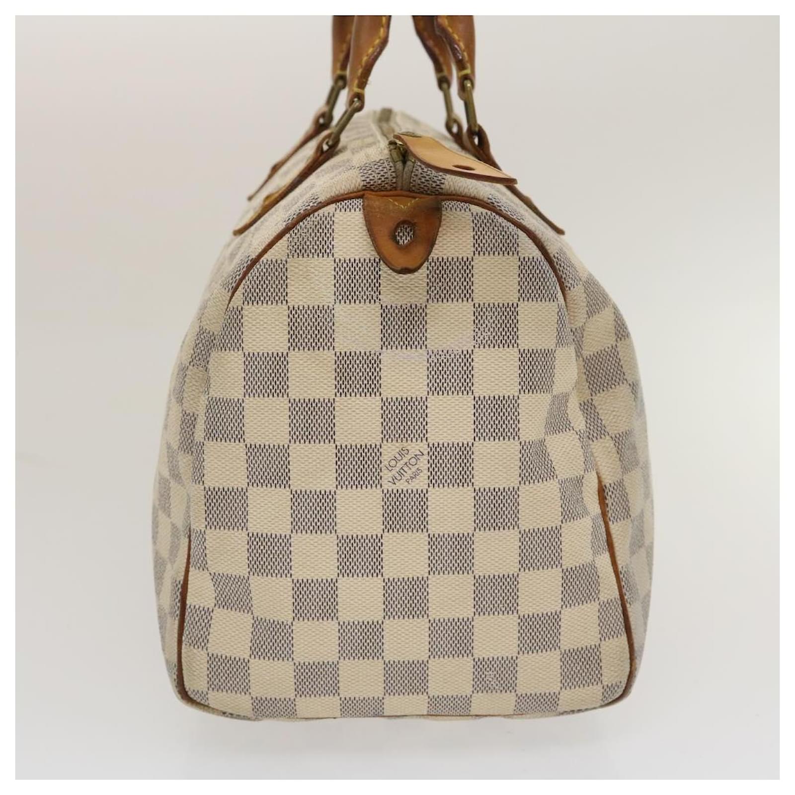 Louis Vuitton Damier Azur Speedy 30 Hand Bag N41533 LV Auth 45253  ref.962335 - Joli Closet