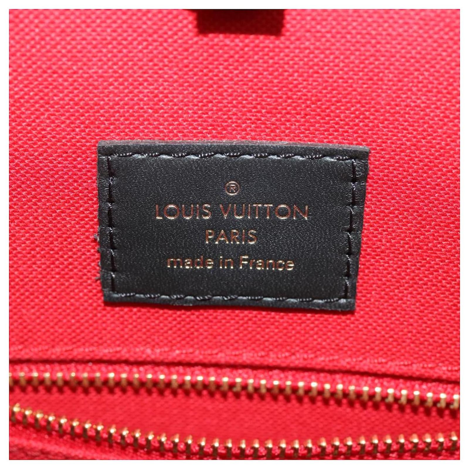 LOUIS VUITTON Monogram Reverse Giant On The Go MM Tote Bag M45321 LV Auth  lt498a Cloth ref.598303 - Joli Closet