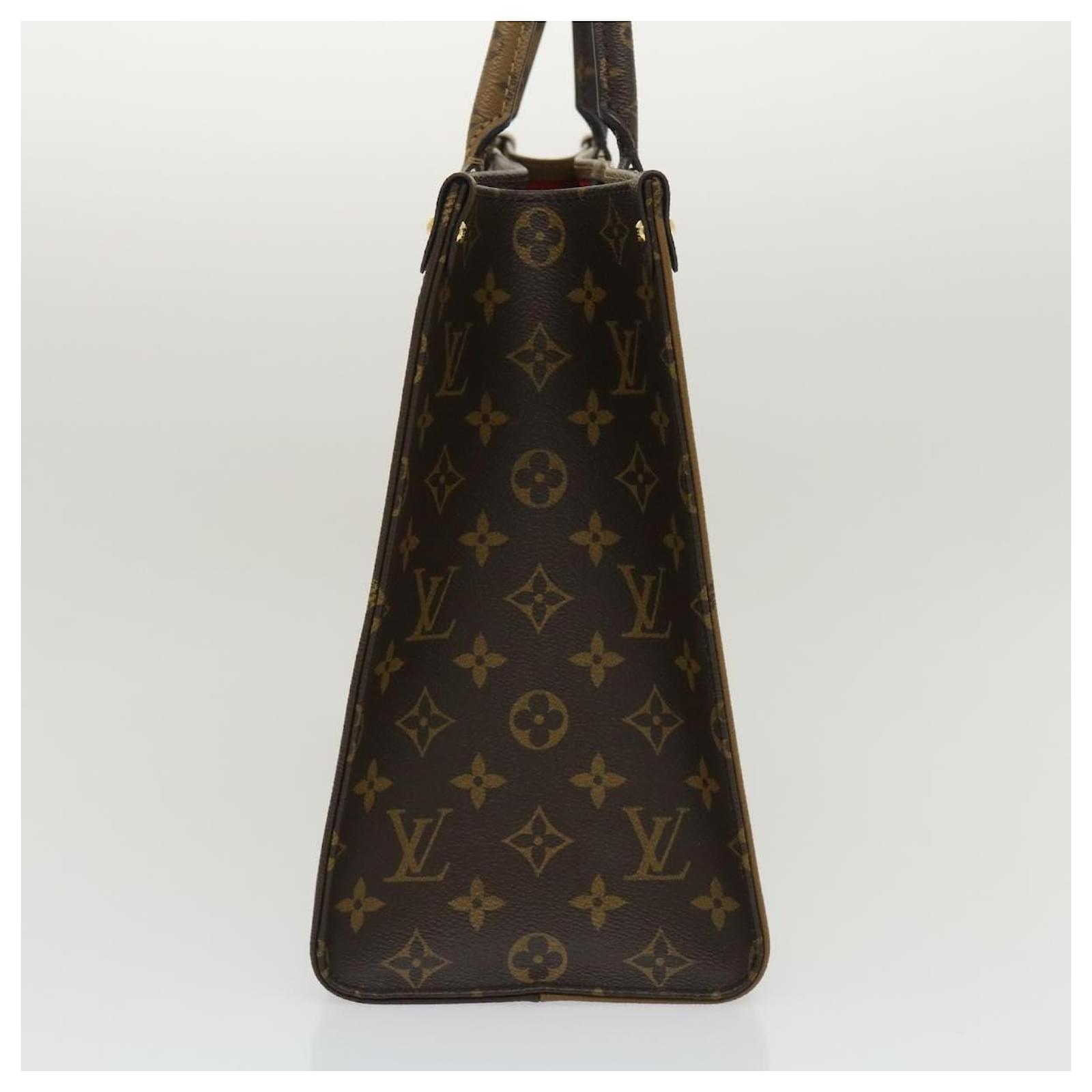LOUIS VUITTON Monogram Reverse Giant On The Go MM Tote Bag M45321