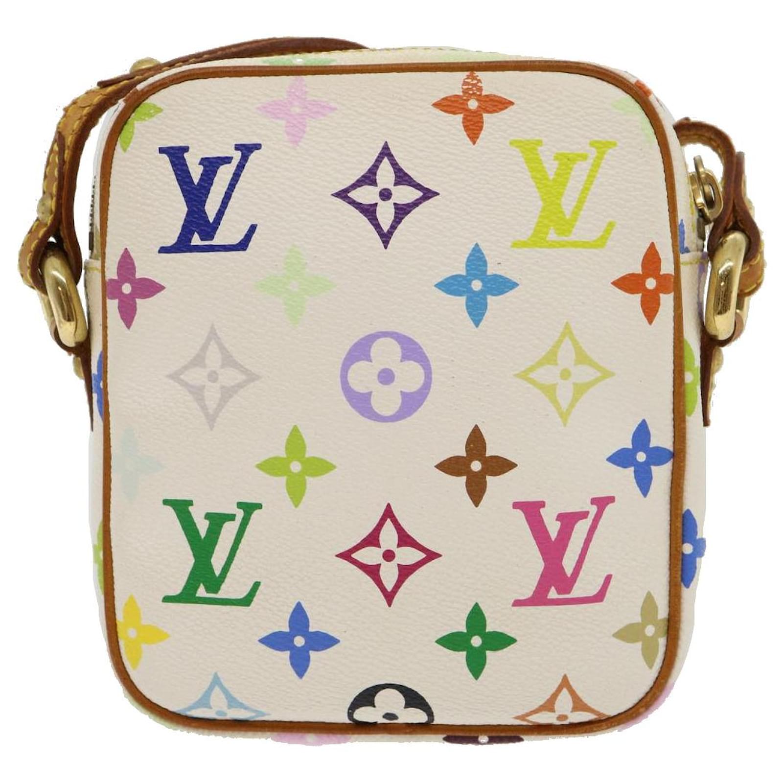 Handbags Louis Vuitton Louis Vuitton Monogram Multicolor Rift Shoulder Bag Black M40056 LV Auth 20668a