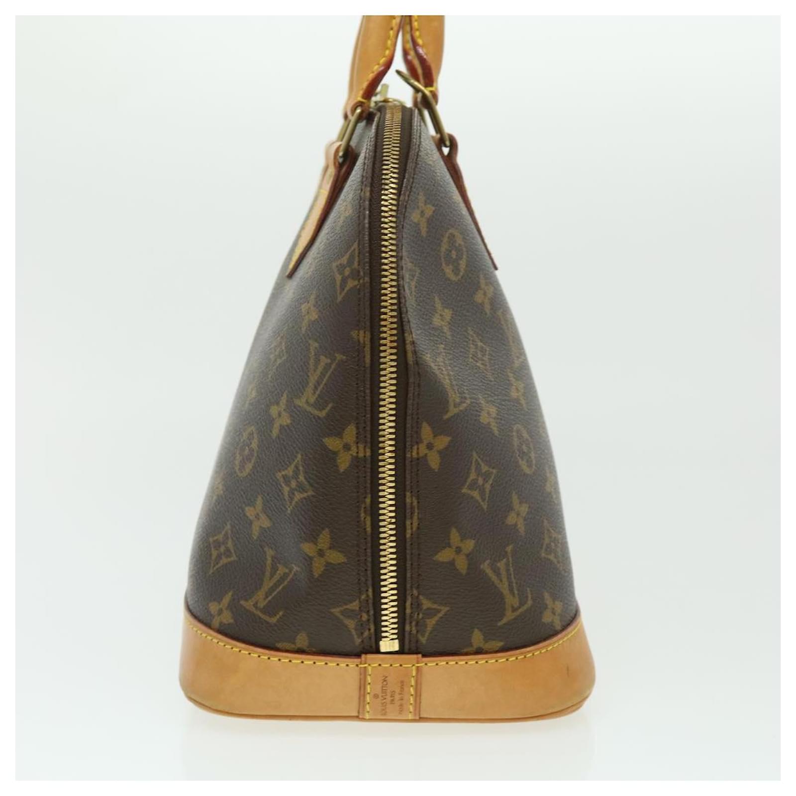 Auth Louis Vuitton Monogram Alma M51130 Women's Handbag