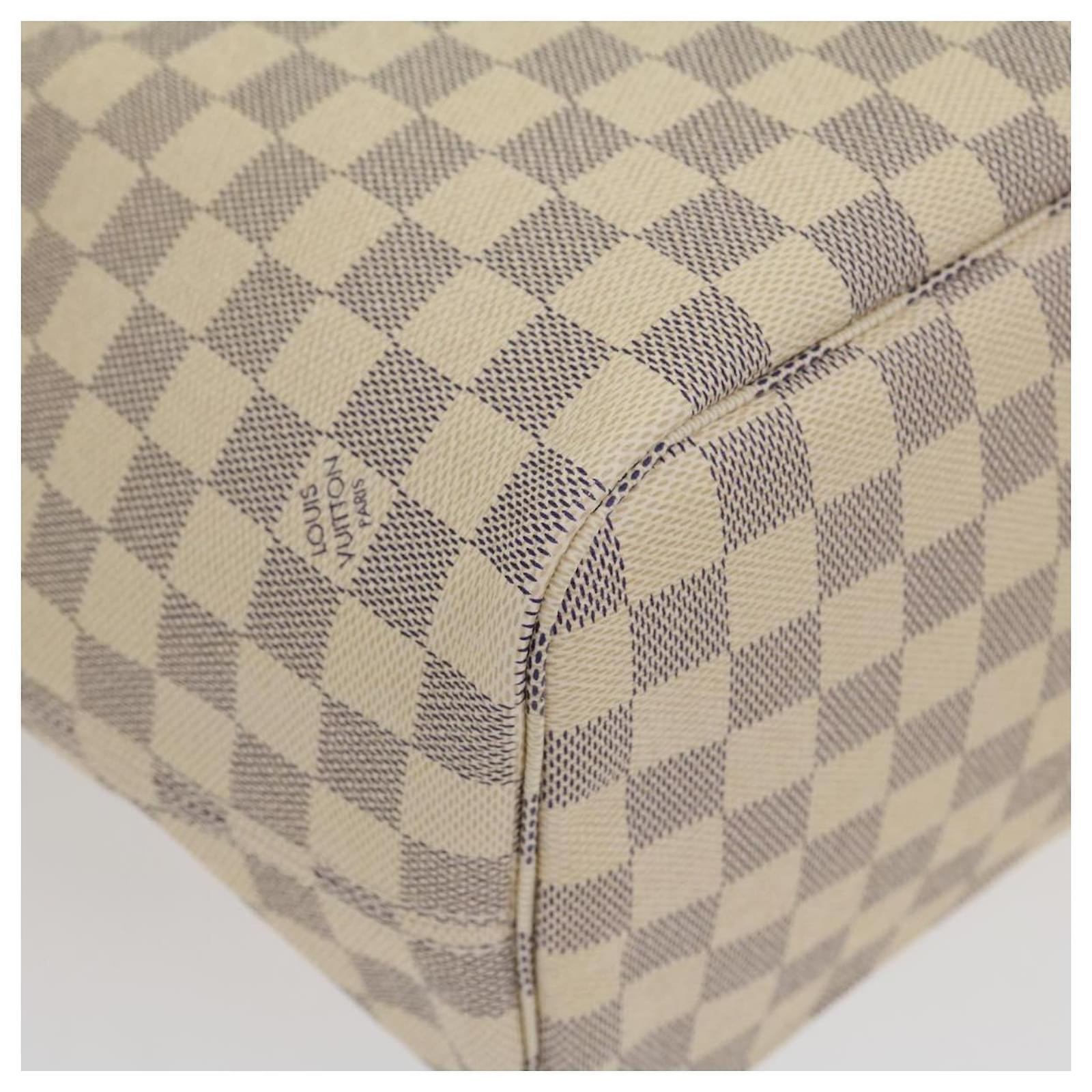 Louis Vuitton Damier Azur Neverfull MM Tote Bag N41361 White – Timeless  Vintage Company