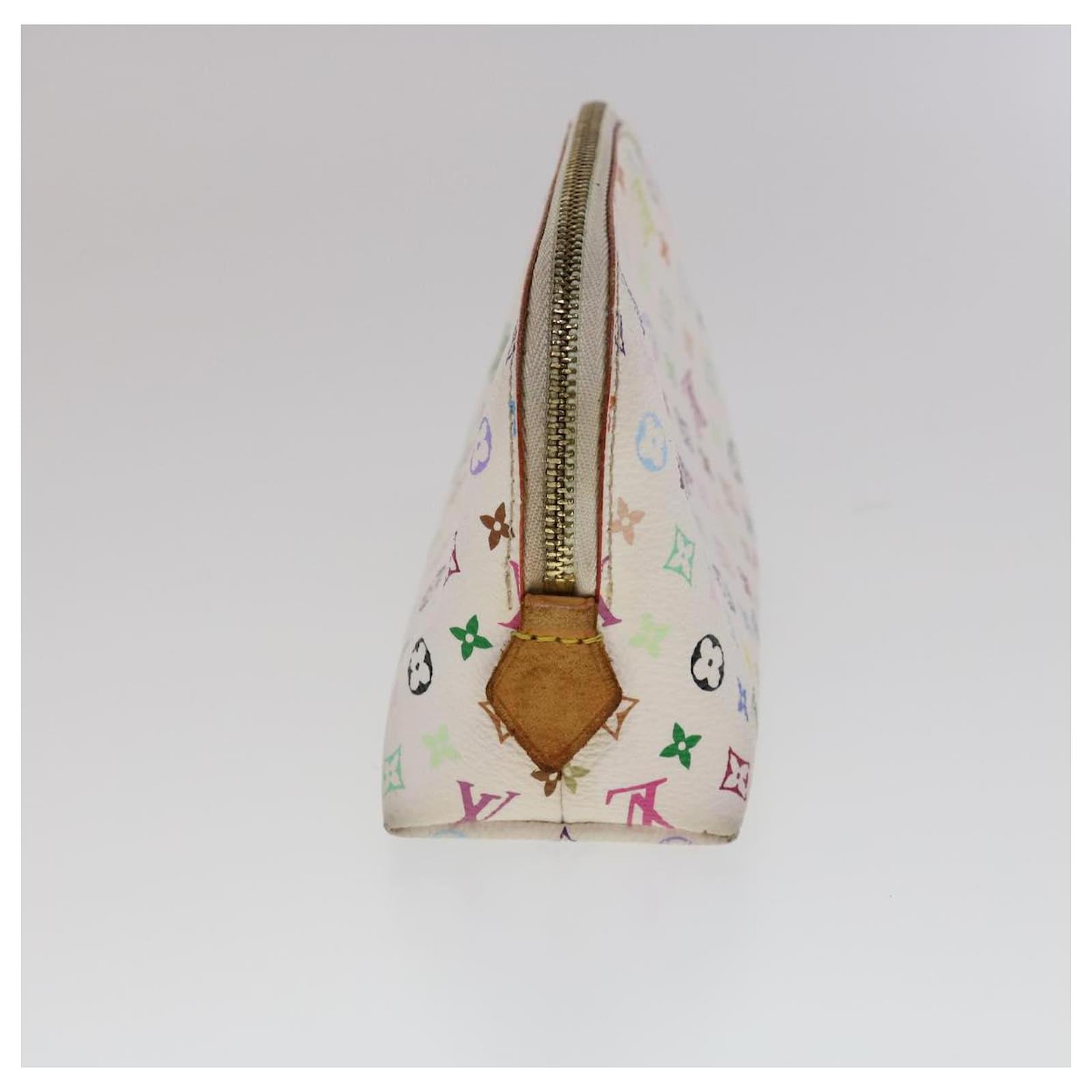 LOUIS VUITTON Monogram Multicolor Pochette Cosmetic Pouch M47354 LV Auth  yk2881 White ref.459846 - Joli Closet