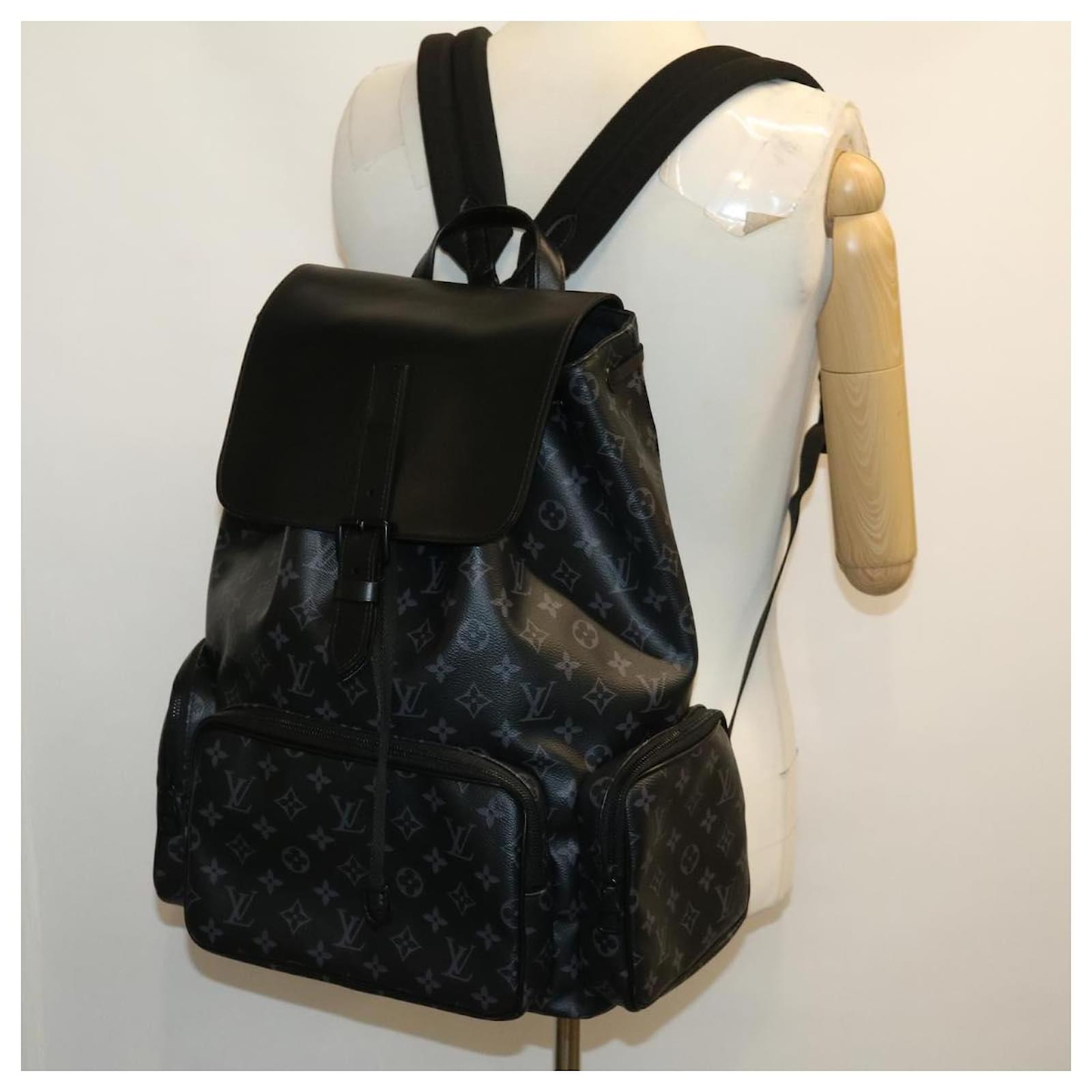 Louis Vuitton Monogram Eclipse Trio Backpack Backpack M45538 LV Auth 29886A, Women's