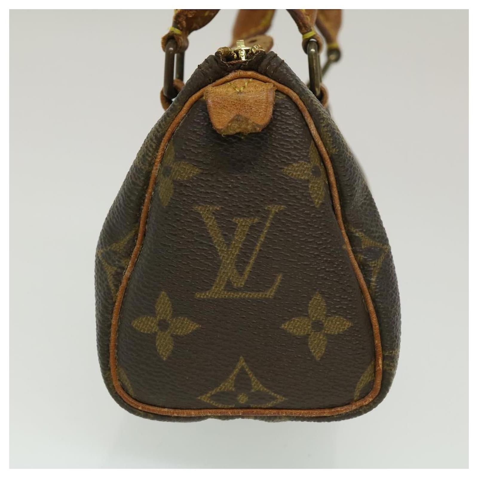LOUIS VUITTON Monogram Mini Speedy Hand Bag Vintage M41534 LV Auth