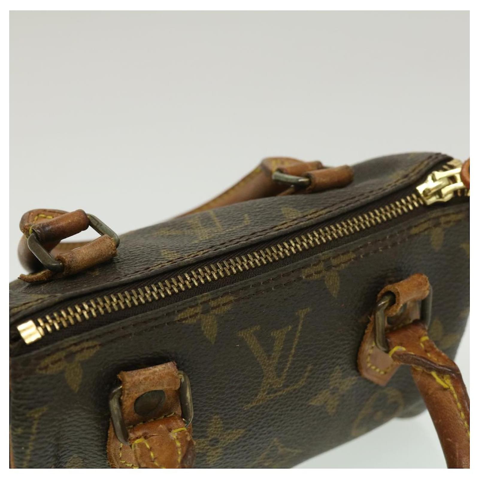 LOUIS VUITTON Monogram Mini Speedy 2way Hand Bag Vintage M41534 LV Aut –  LuxuryPromise