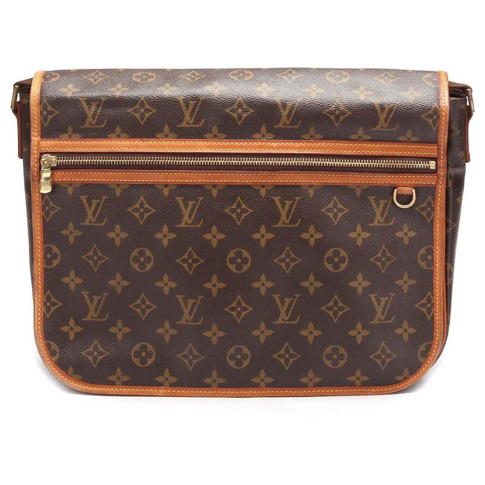 Louis Vuitton Monogram Canvas Bosphore Messenger GM Bag Brown Cloth  ref.700714 - Joli Closet