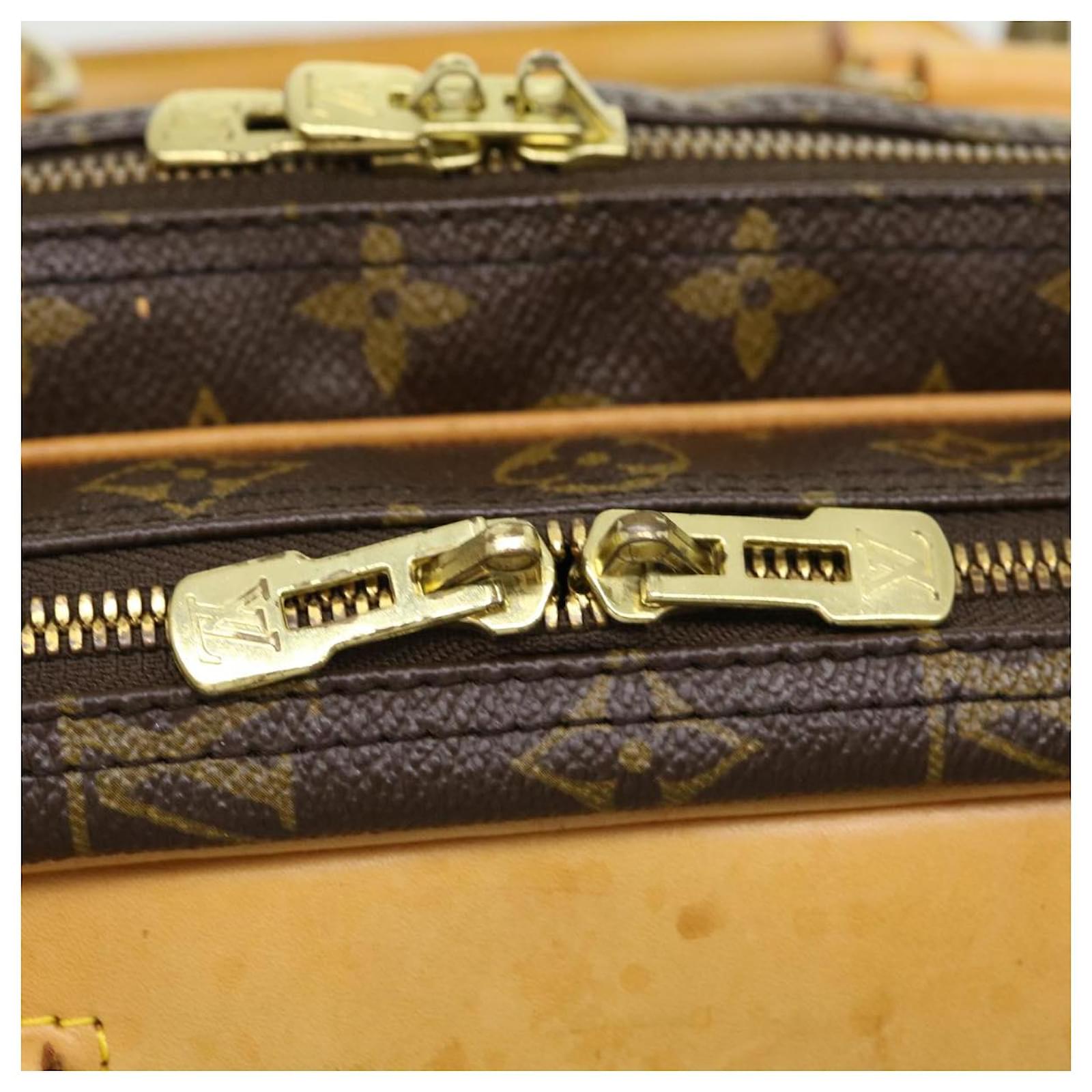 LOUIS VUITTON Monogram Alize 24H Travel Boston Bag M41399 LV Auth pt2732  Cloth ref.600642 - Joli Closet