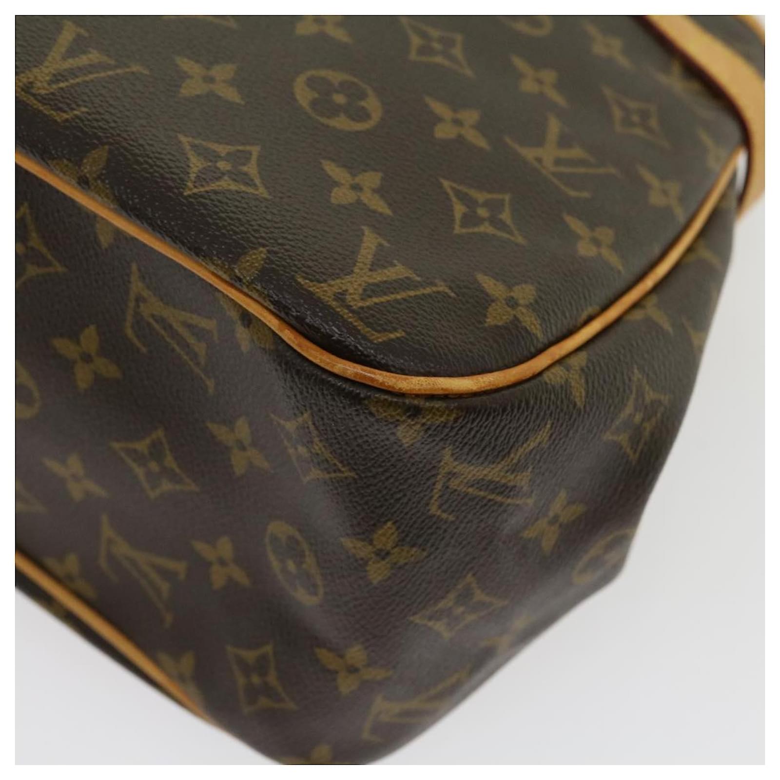 Auth PZ28 Louis Vuitton Monogram Batignolles Horizontal Tote Bag