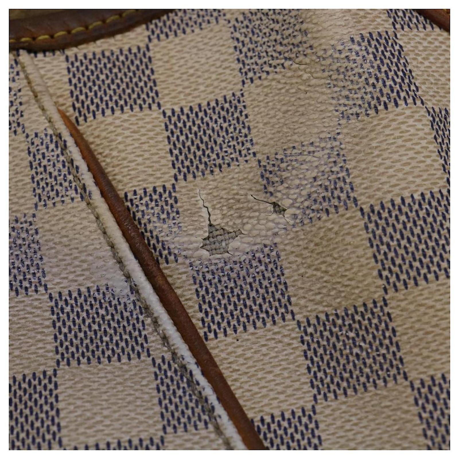 LOUIS VUITTON Damier Azur Galliera PM Shoulder Bag N55215 LV Auth 30103  ref.600740 - Joli Closet