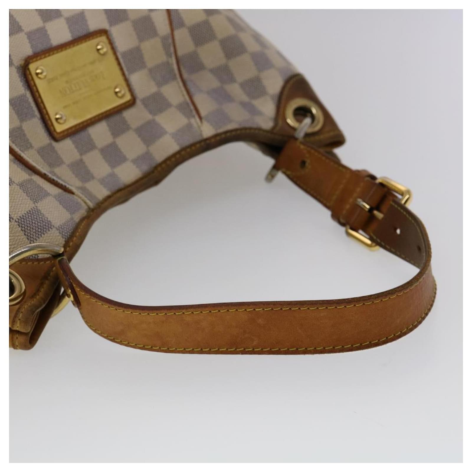 LOUIS VUITTON Damier Azur Galliera PM Shoulder Bag N55215 LV Auth 30103  ref.600740 - Joli Closet