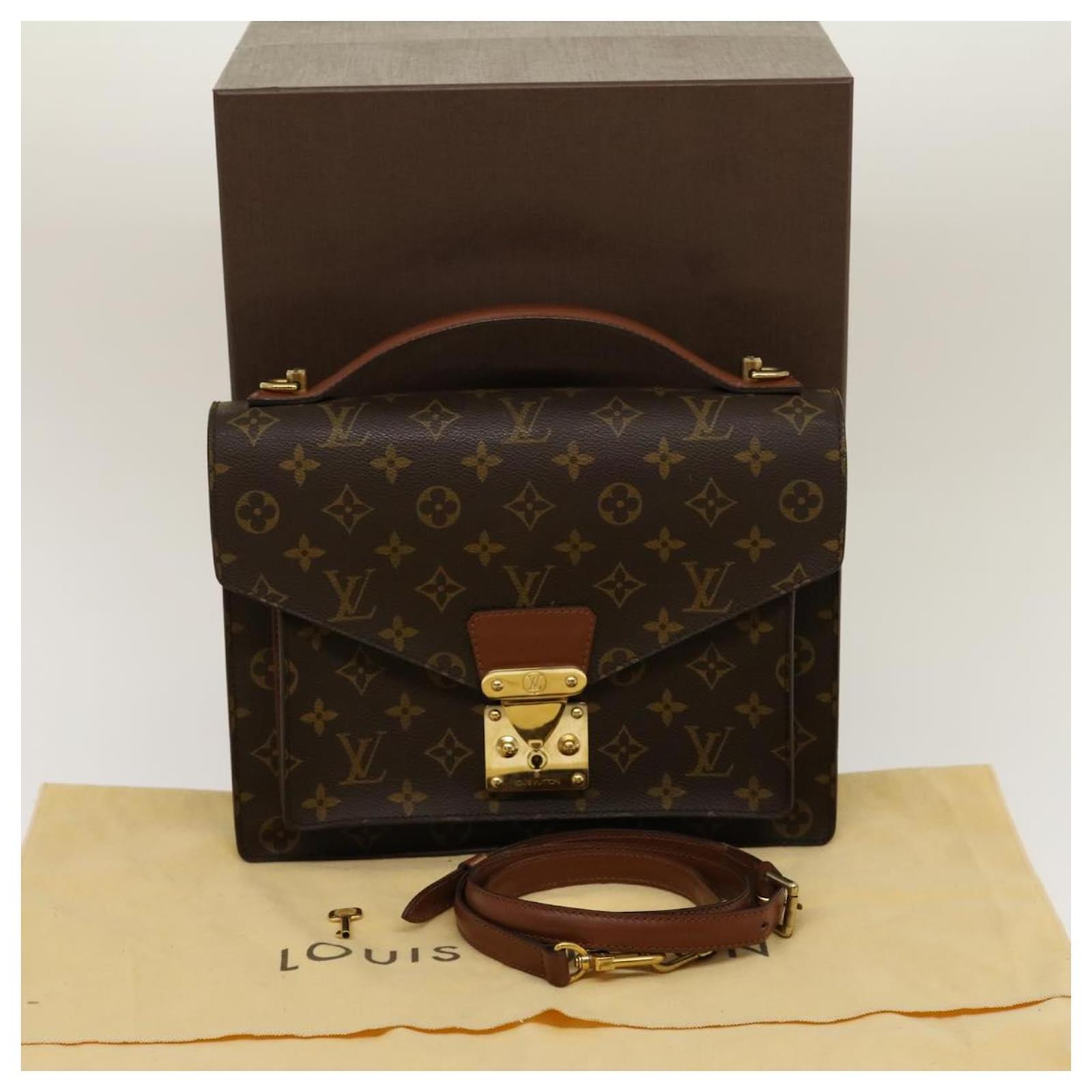 Louis Vuitton Monogram Monceau 25 Hand Bag M51185 LV Auth 44713 Cloth  ref.960897 - Joli Closet