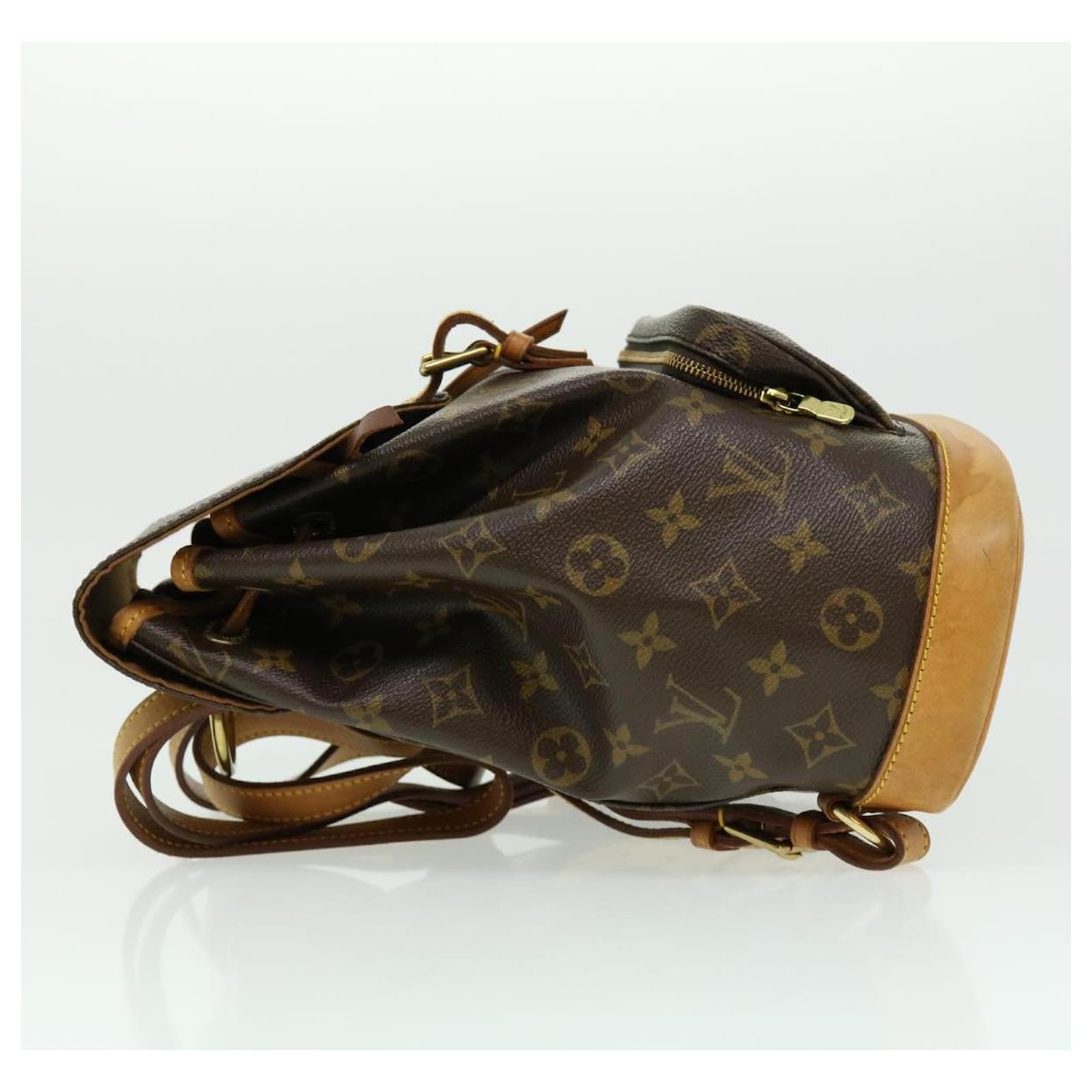 Auth LOUIS VUITTON Montsouris MM M51136 Monogram SP0997 Backpack Monogram  Canvas 