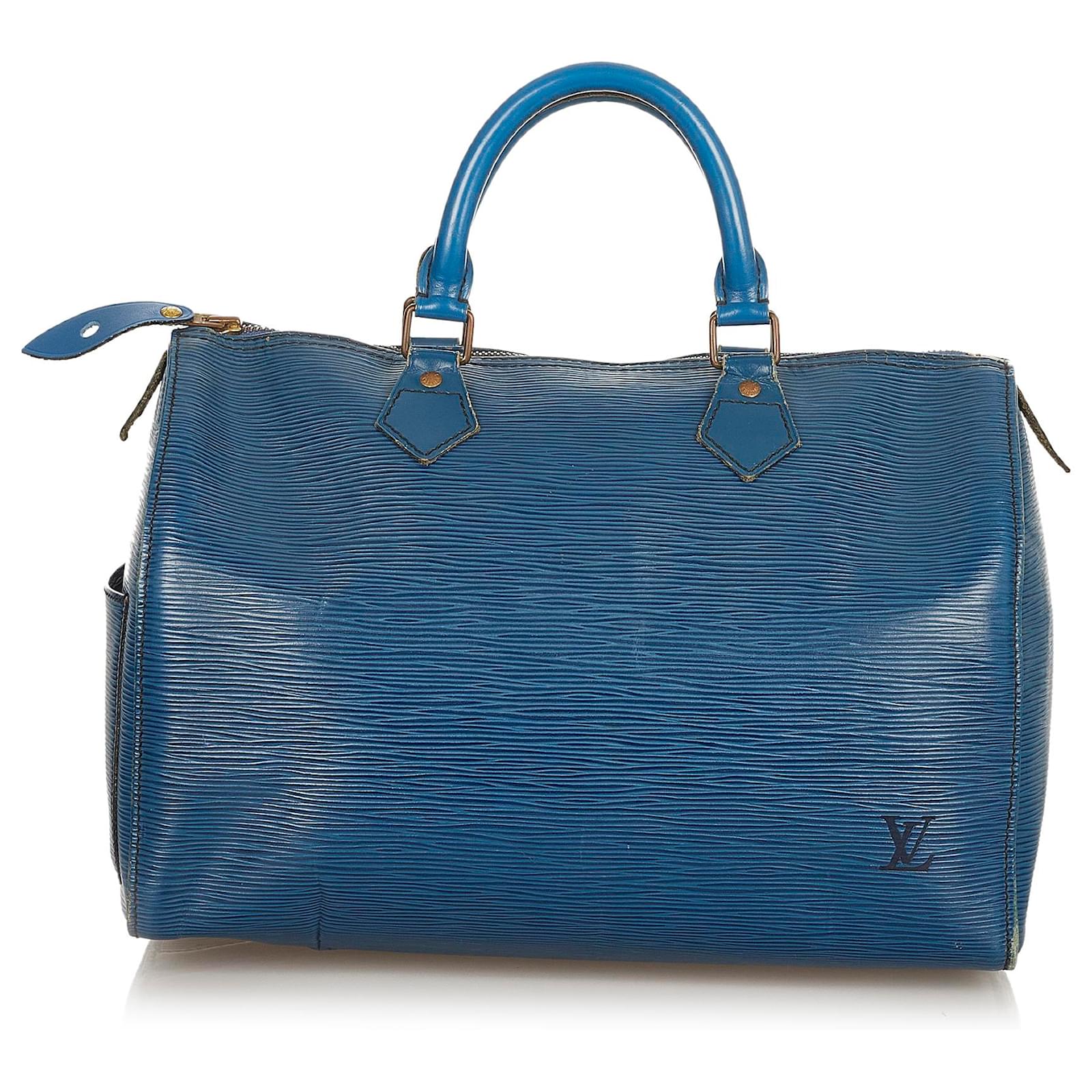 Louis Vuitton Speedy 30 Blue epi leather ref.152166 - Joli Closet