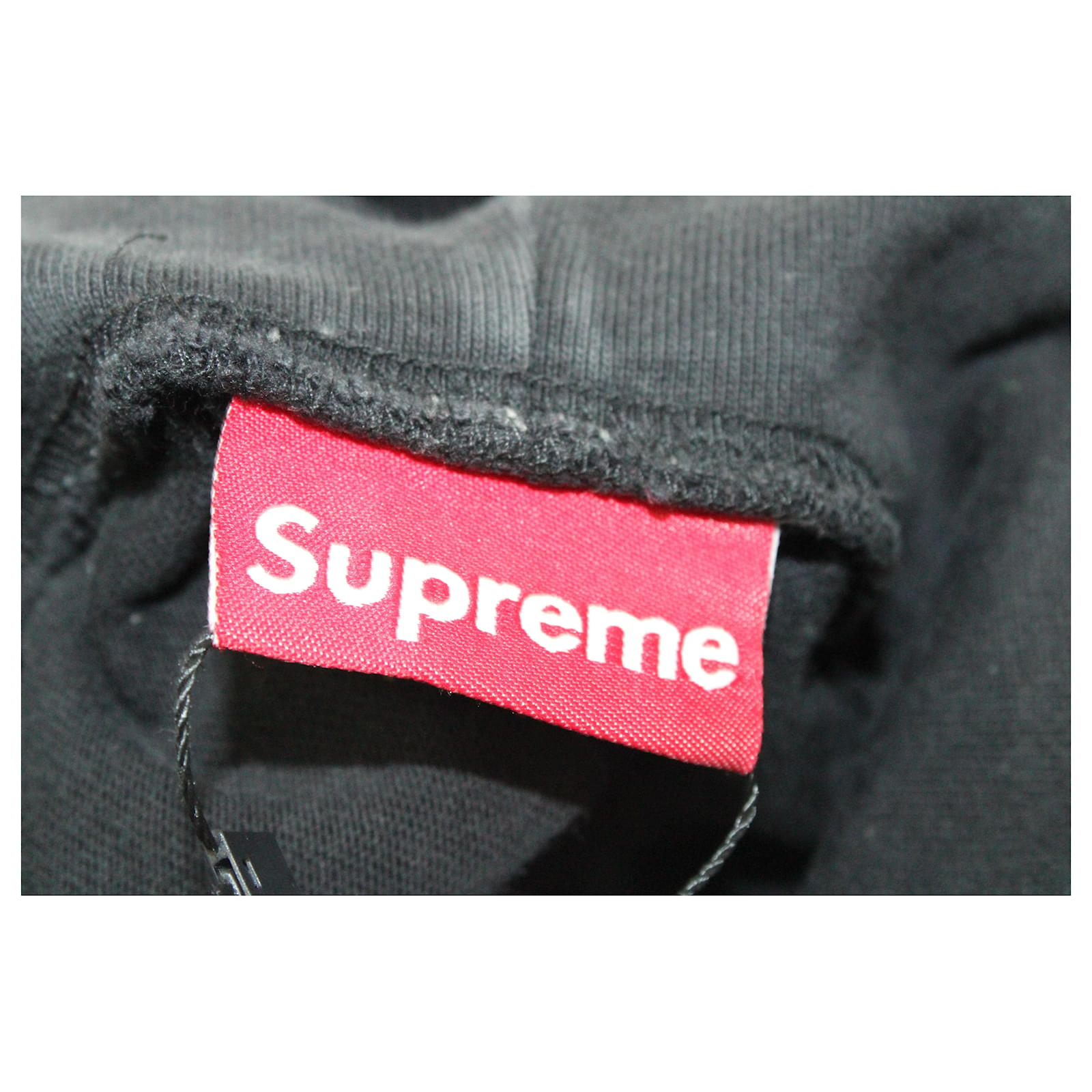 Supreme x Polo Ralph Lauren Flags Hoodie in Black Cotton  - Joli  Closet