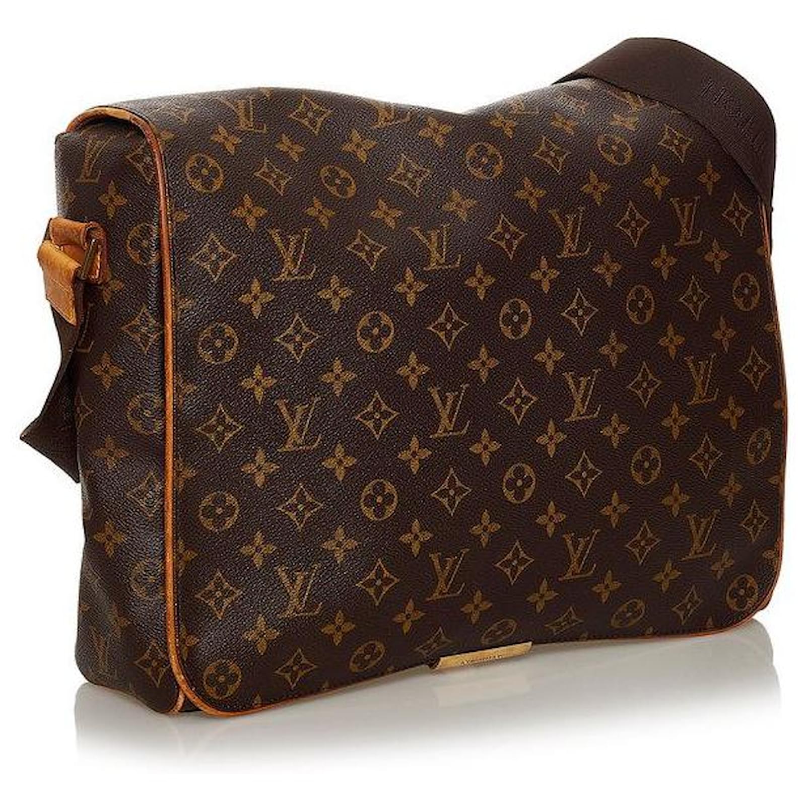 Louis Vuitton Monogram Abbesses Messenger Bag Brown Cloth ref.602181
