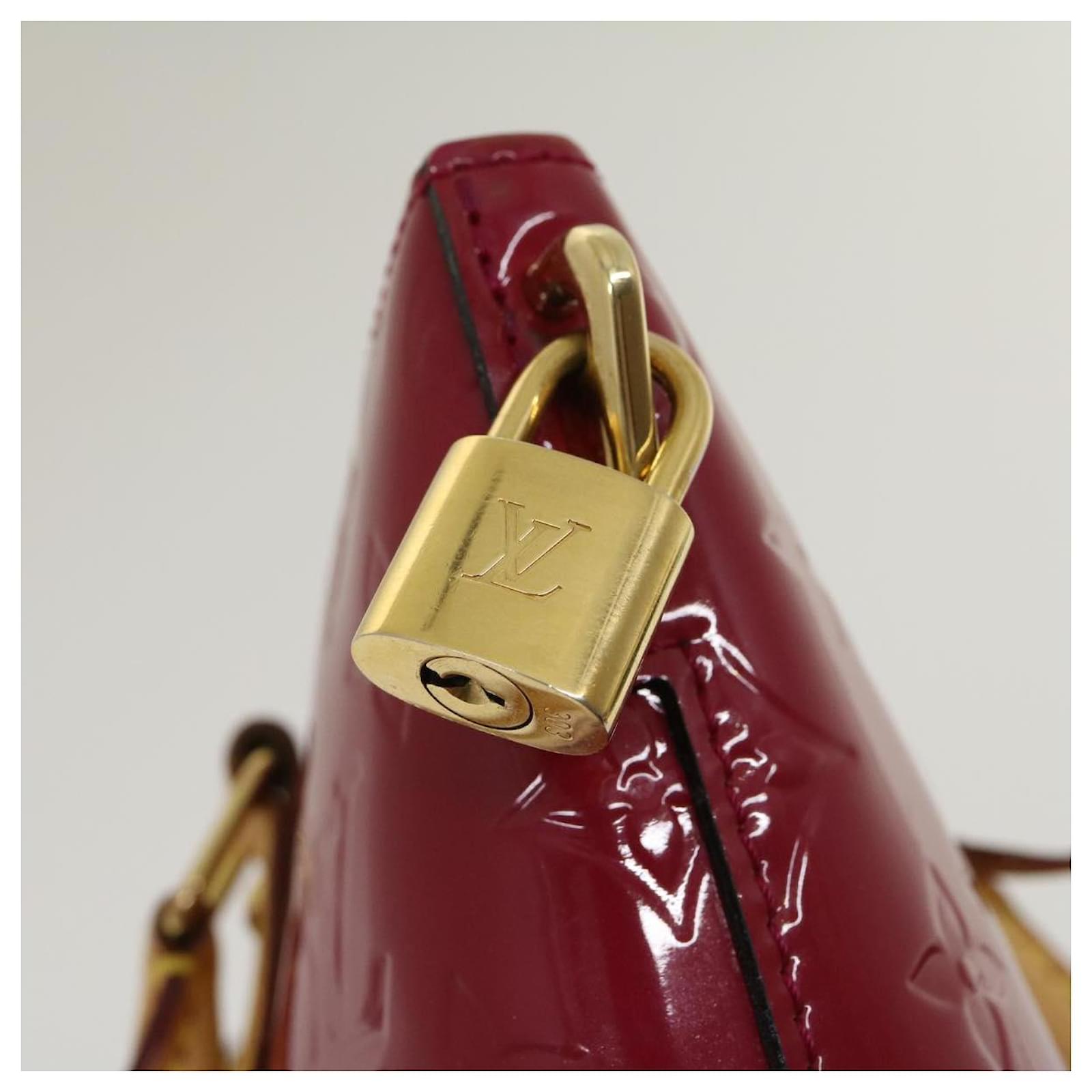 LOUIS VUITTON Handbag M90166 Montepero PM Monogram Vernis pink